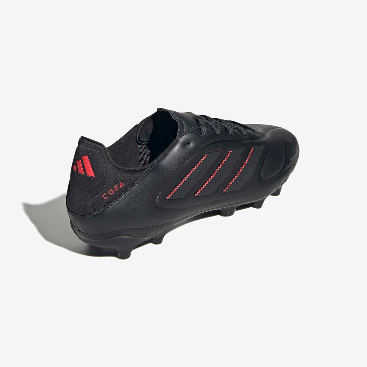 adidas Copa Pure 3 League Firm/Multi-Ground Low-Top Soccer Cleats - Core Black / Carbon / Lucid Red