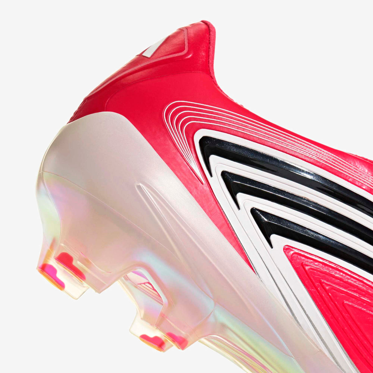 adidas F50 Messi Elite Firm-Ground Low-Top Soccer Cleats - Lucid Red / Core Black / Pure Ruby