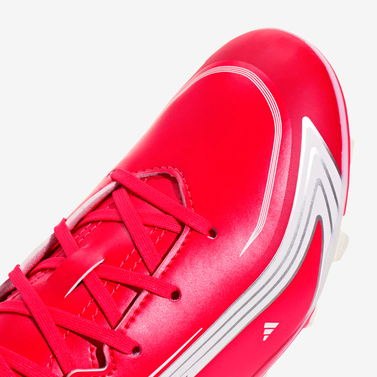 adidas Jr. F50 Messi Club Little/Big Kids' Firm/Multi-Ground Low-Top Soccer Cleats - Lucid Red / Core Black / Pure Ruby