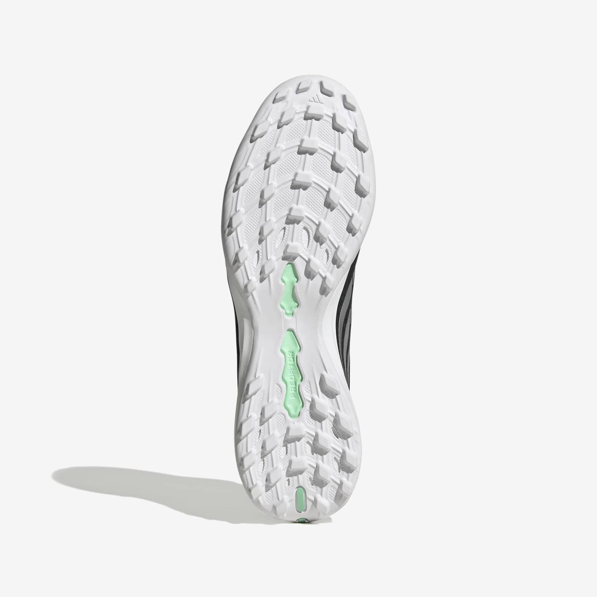 adidas Predator League Fold-Over Tongue Turf Low-Top Soccer Shoes - Core Black / Silver Met. / Pulse Mint