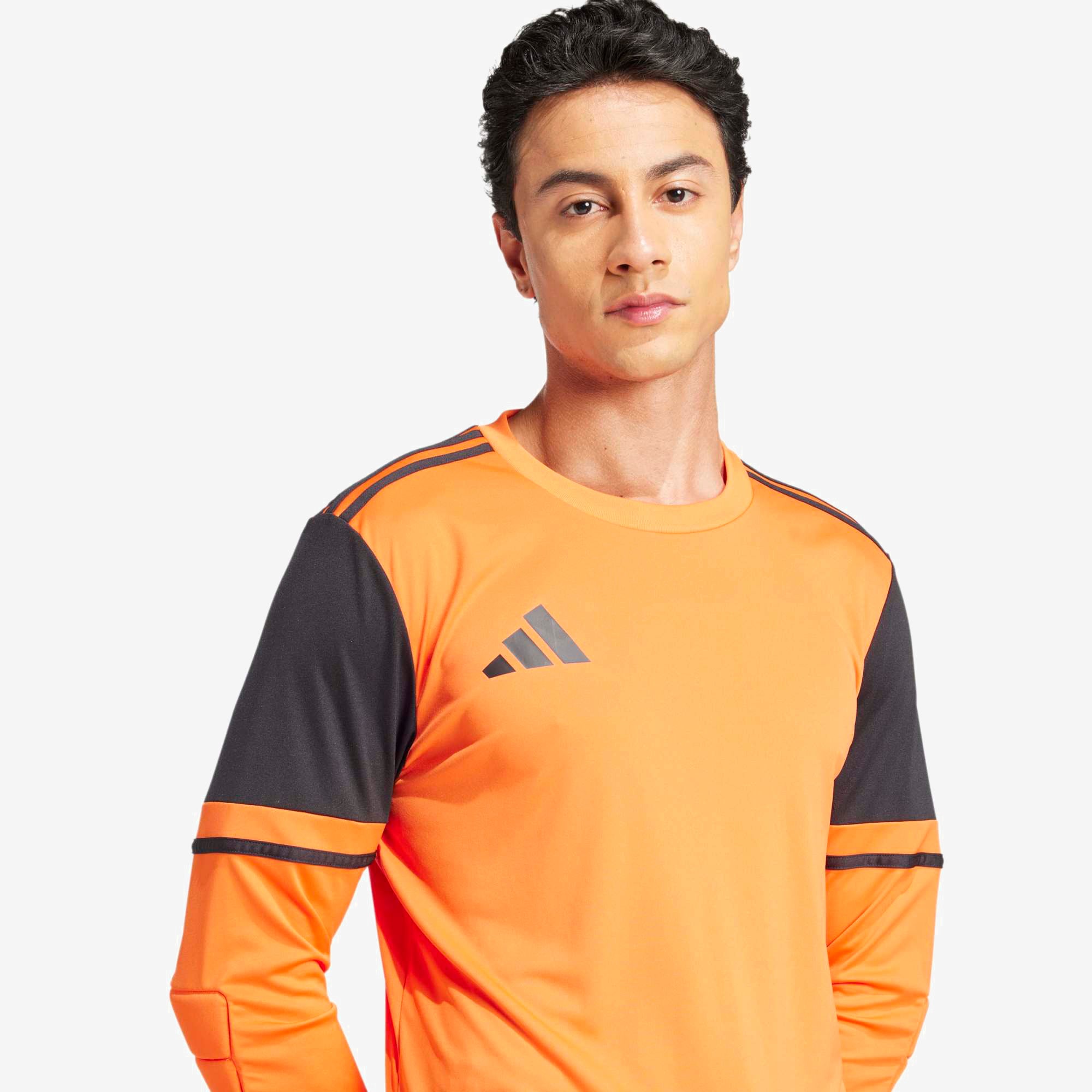 adidas Squadra 25 Men's Long-Sleeve Soccer Goalkeeper Jersey - Semi Impact Orange / Black