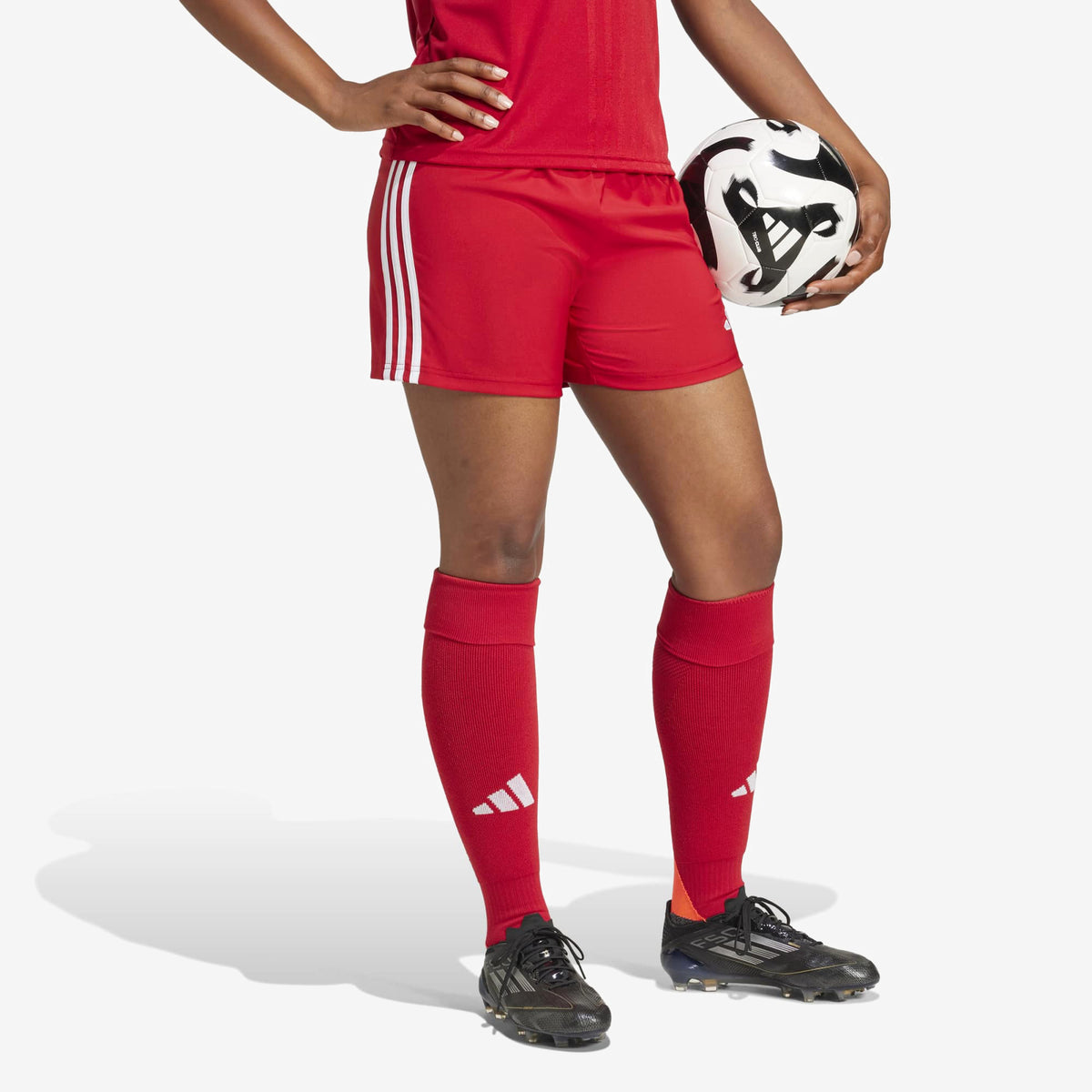 adidas Tastigo 25 Short Length Women's Soccer Shorts - Team Power Red 2
