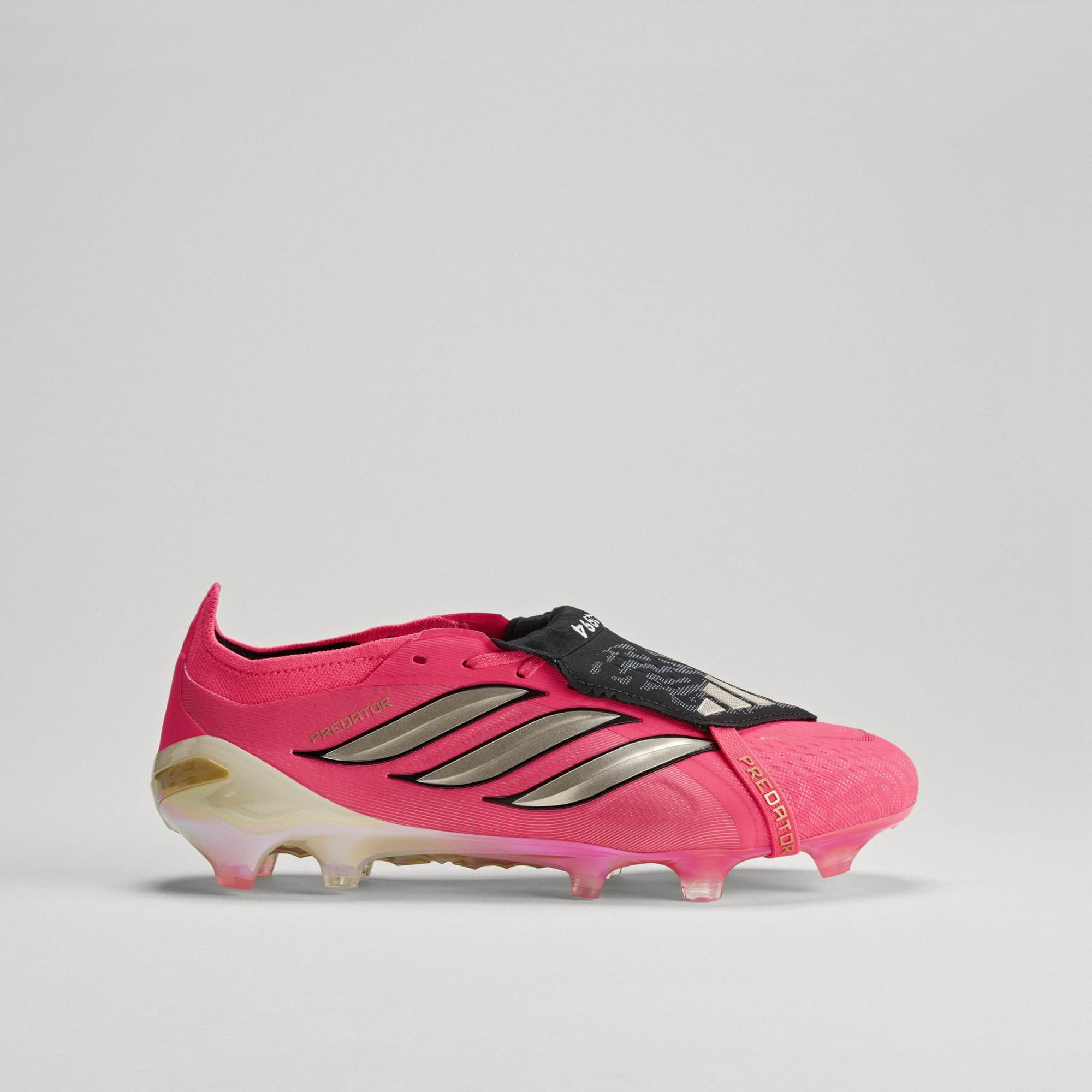 adidas Predator Elite Fold-Over Tongue Firm-Ground Low-Top Soccer Cleats - Solar Turbo / Thermal Chrome / Core Black