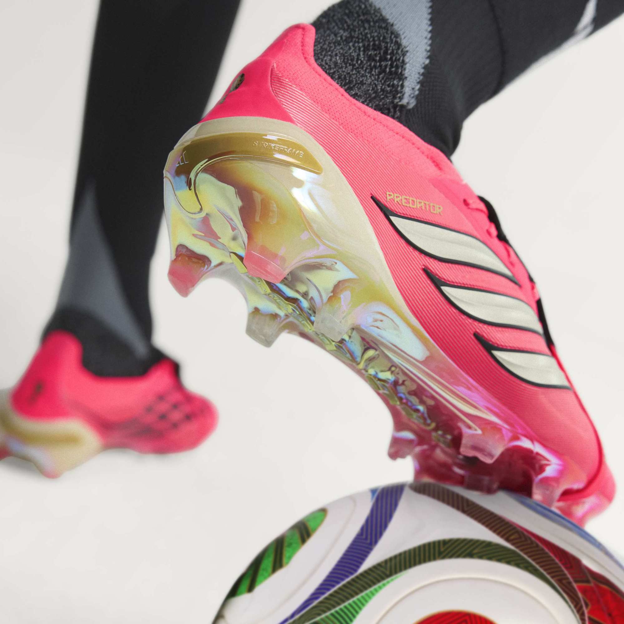 adidas Predator Elite Fold-Over Tongue Firm-Ground Low-Top Soccer Cleats - Solar Turbo / Thermal Chrome / Core Black