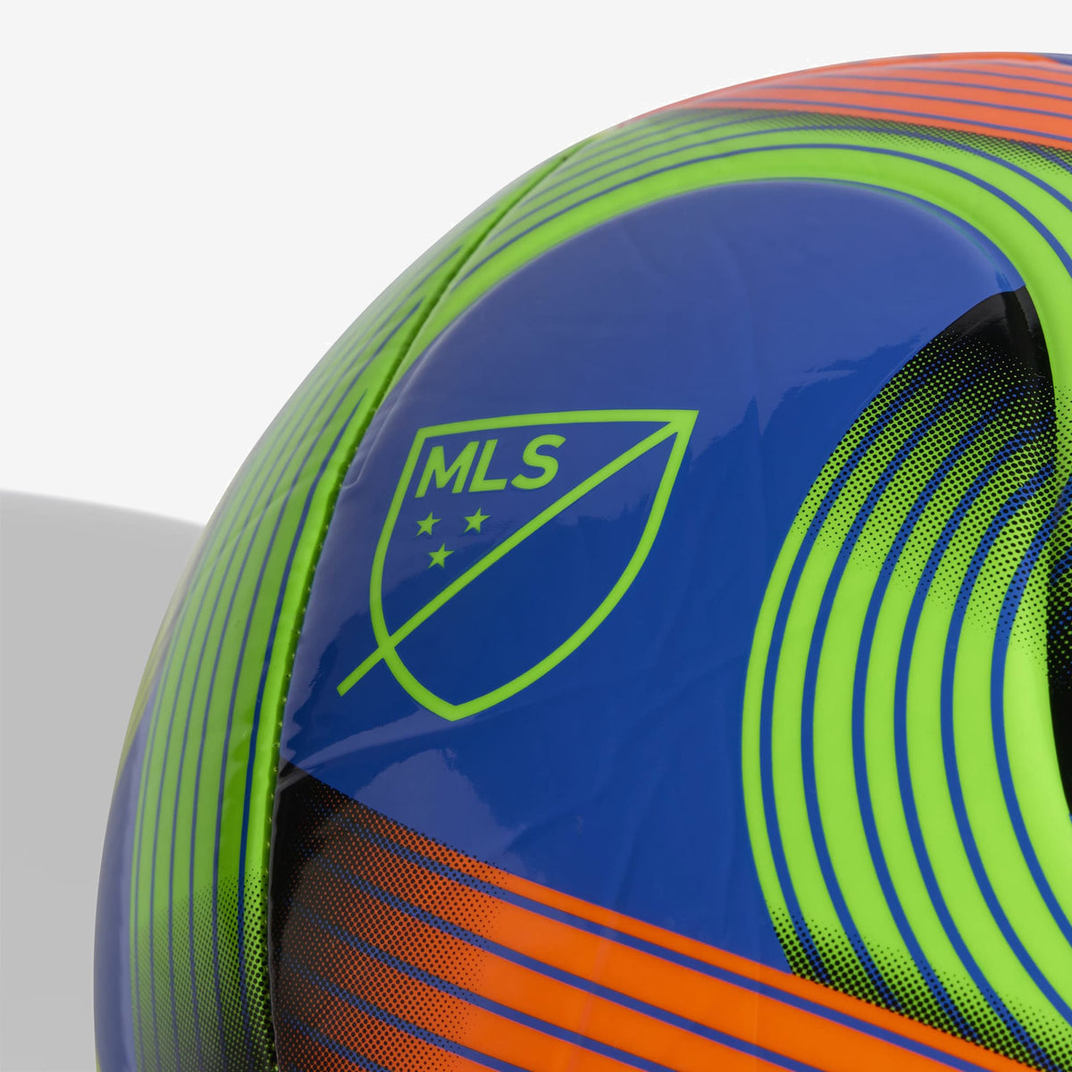 adidas Major League Soccer 26 Club Soccer Ball - Hi-Res Blue / Green / Orange / Yellow