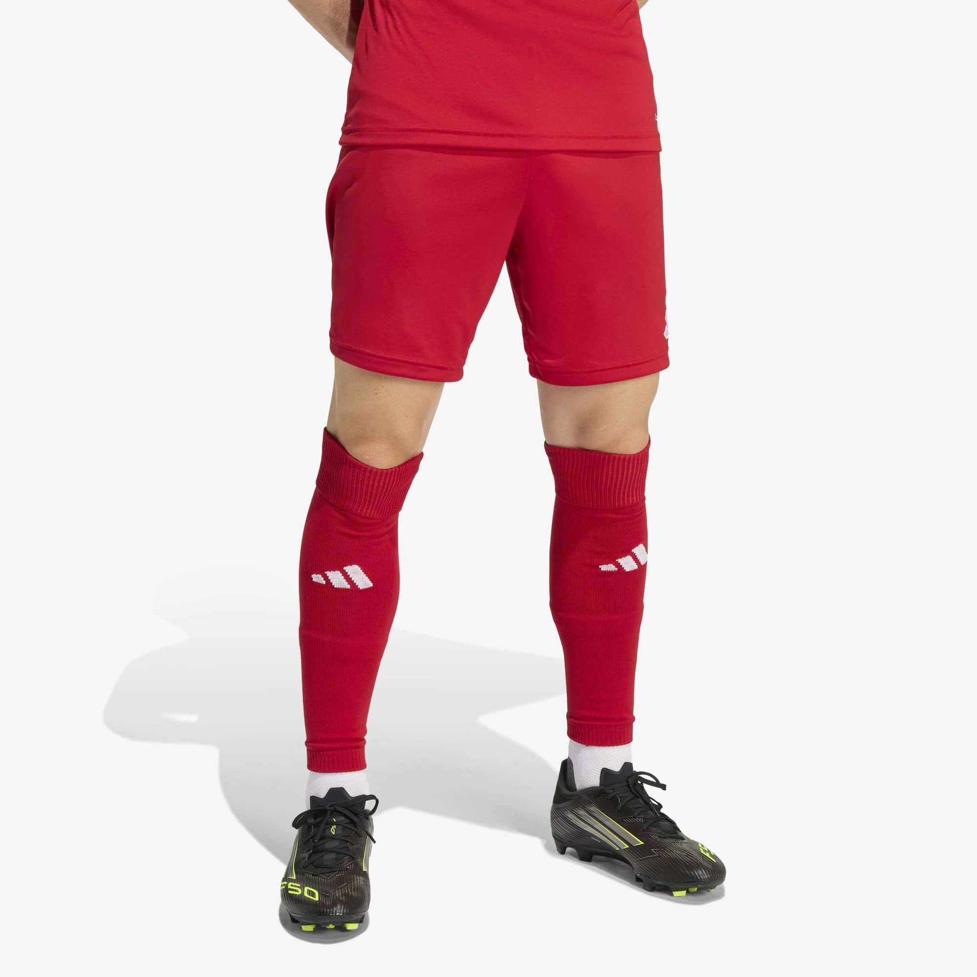 adidas Entrada 26 Men's Soccer Shorts - Team Power Red 2 / White