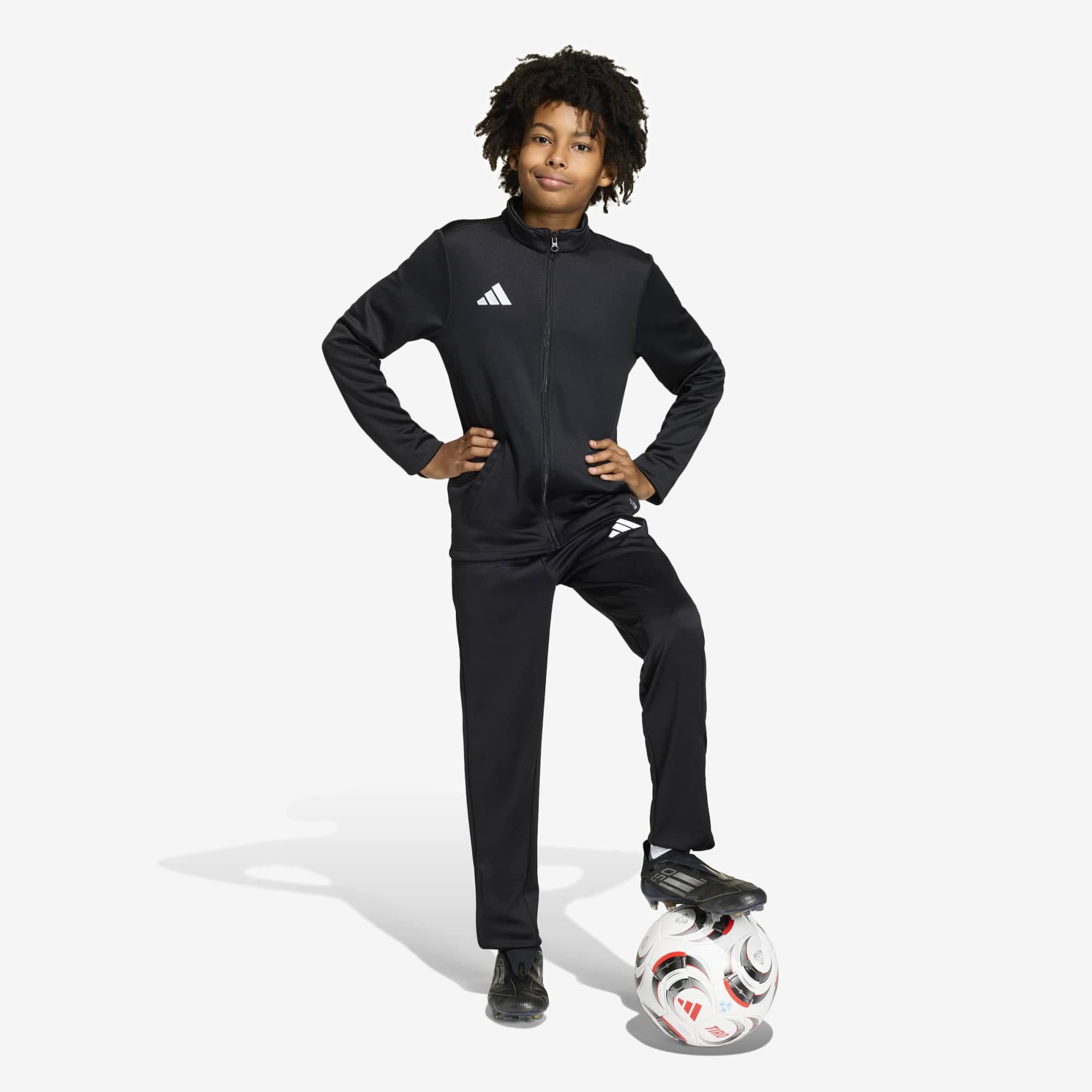 adidas Entrada 26 Training Big Kids' Soccer Pants - Black / White