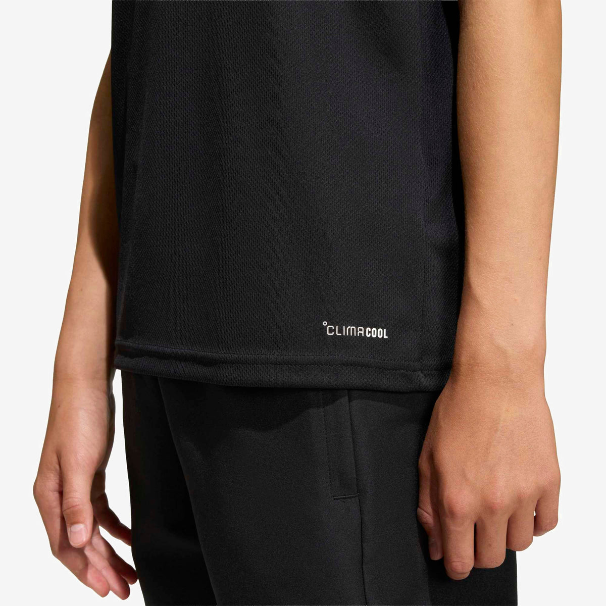 adidas Entrada 26 Polyester Men's T-Shirt - Black / White