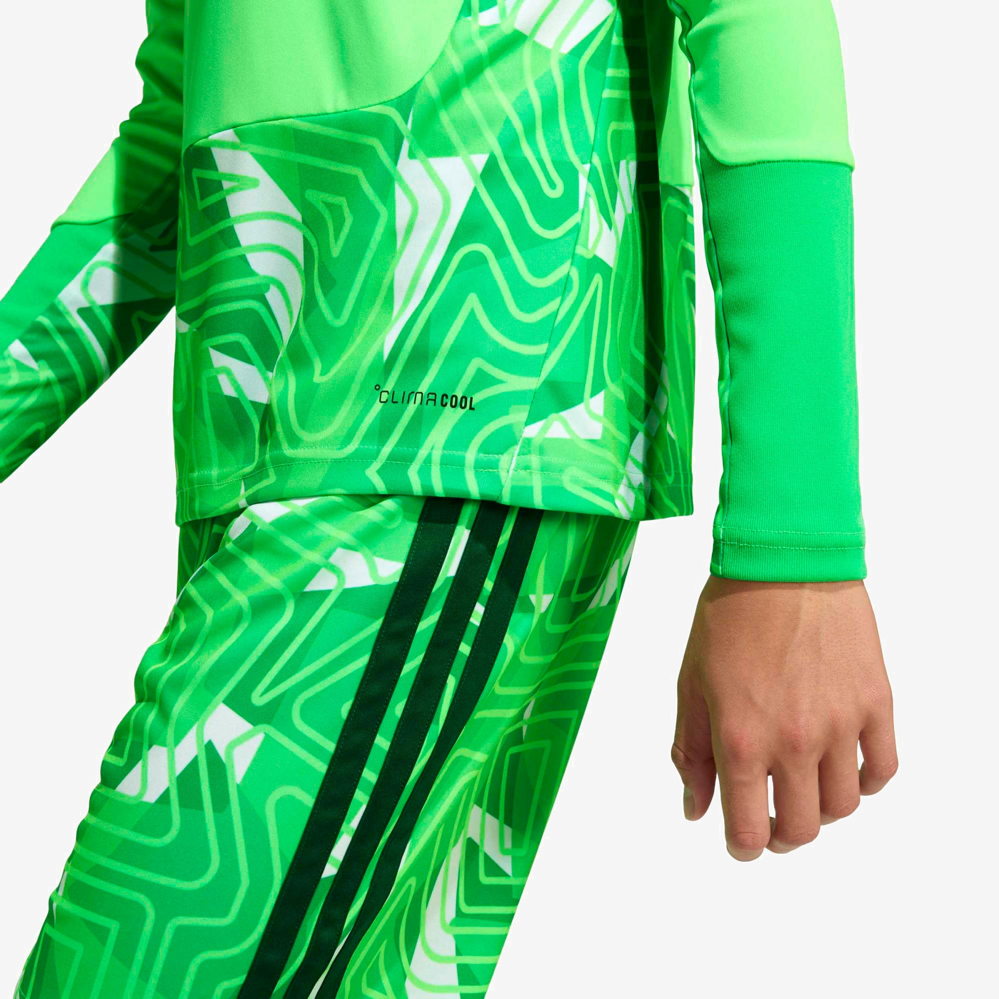 adidas Tiro26 Competition Big Kids' Long-Sleeve Soccer Goalkeeper Jersey - Lime Burst
