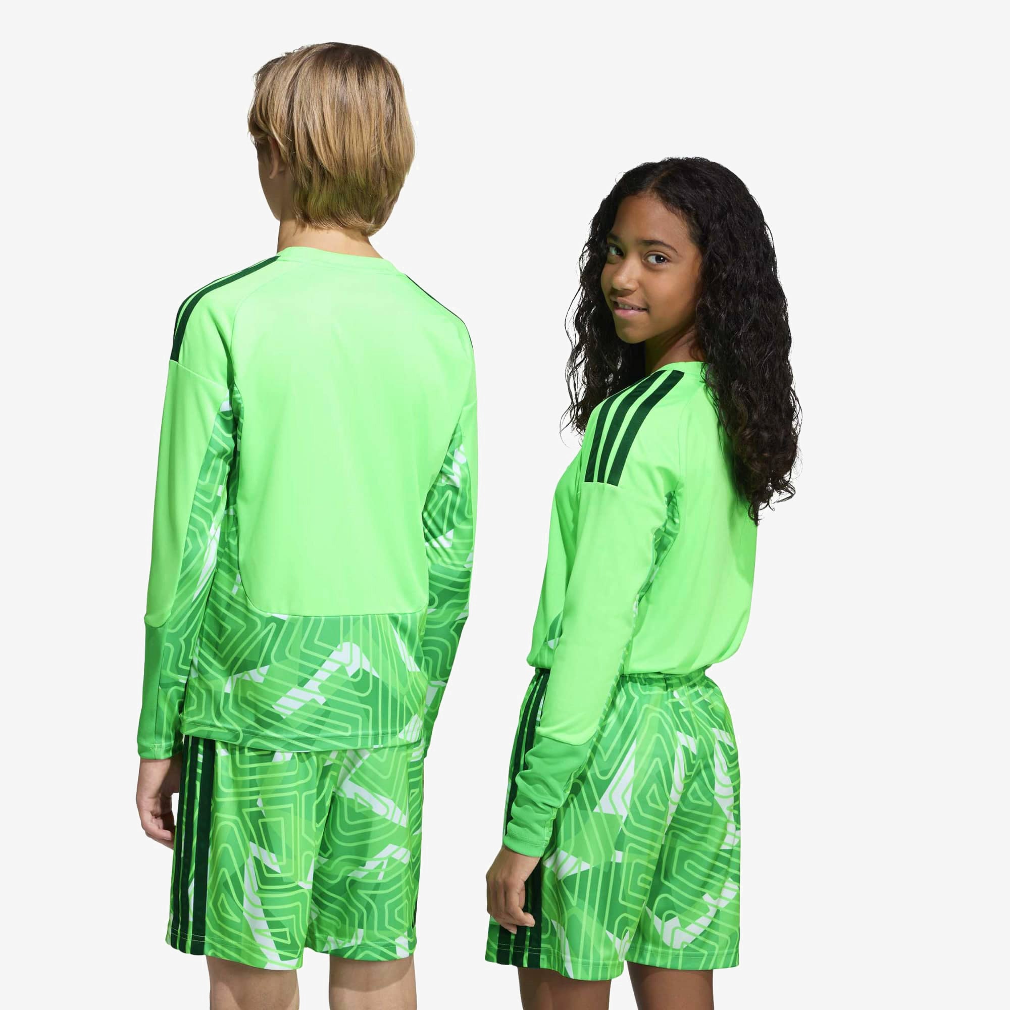 adidas Tiro26 Competition Big Kids' Long-Sleeve Soccer Goalkeeper Jersey - Lime Burst