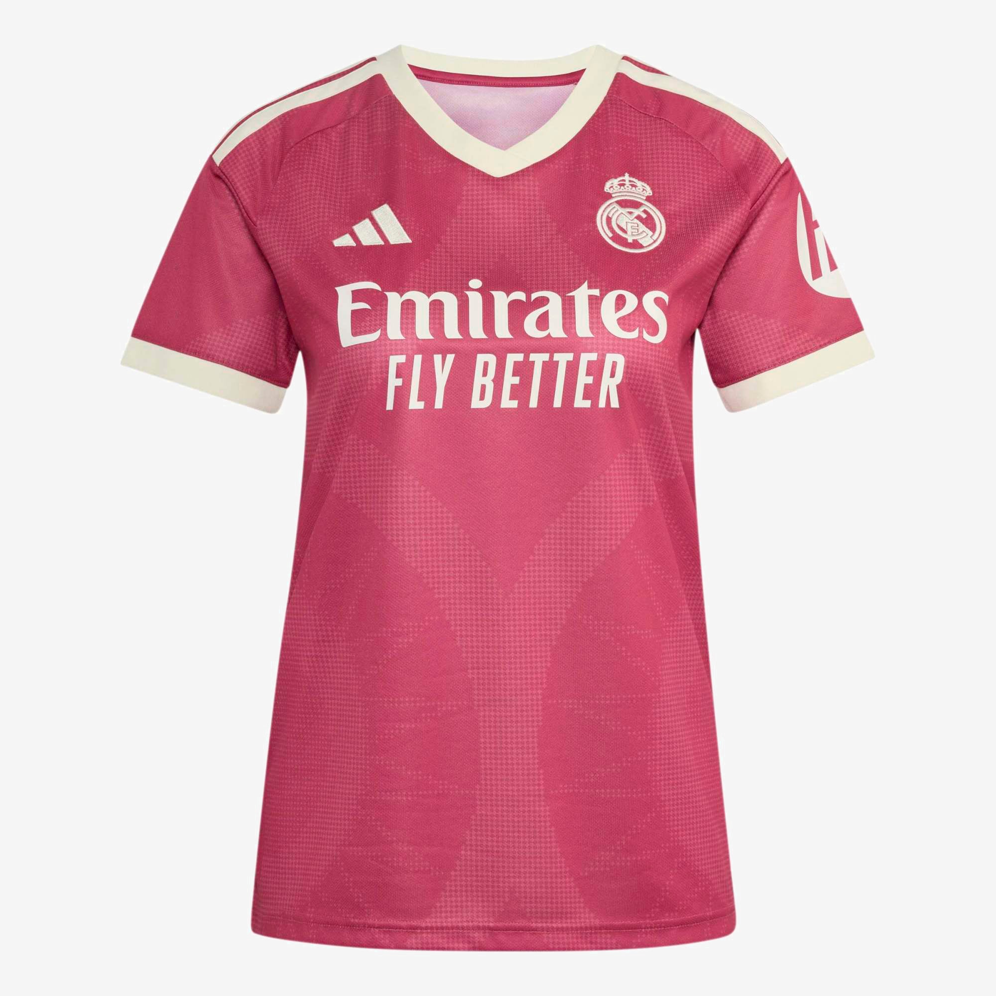 adidas Real Madrid 2026/27 Stadium Third Women's Soccer Jersey - Wild Pink