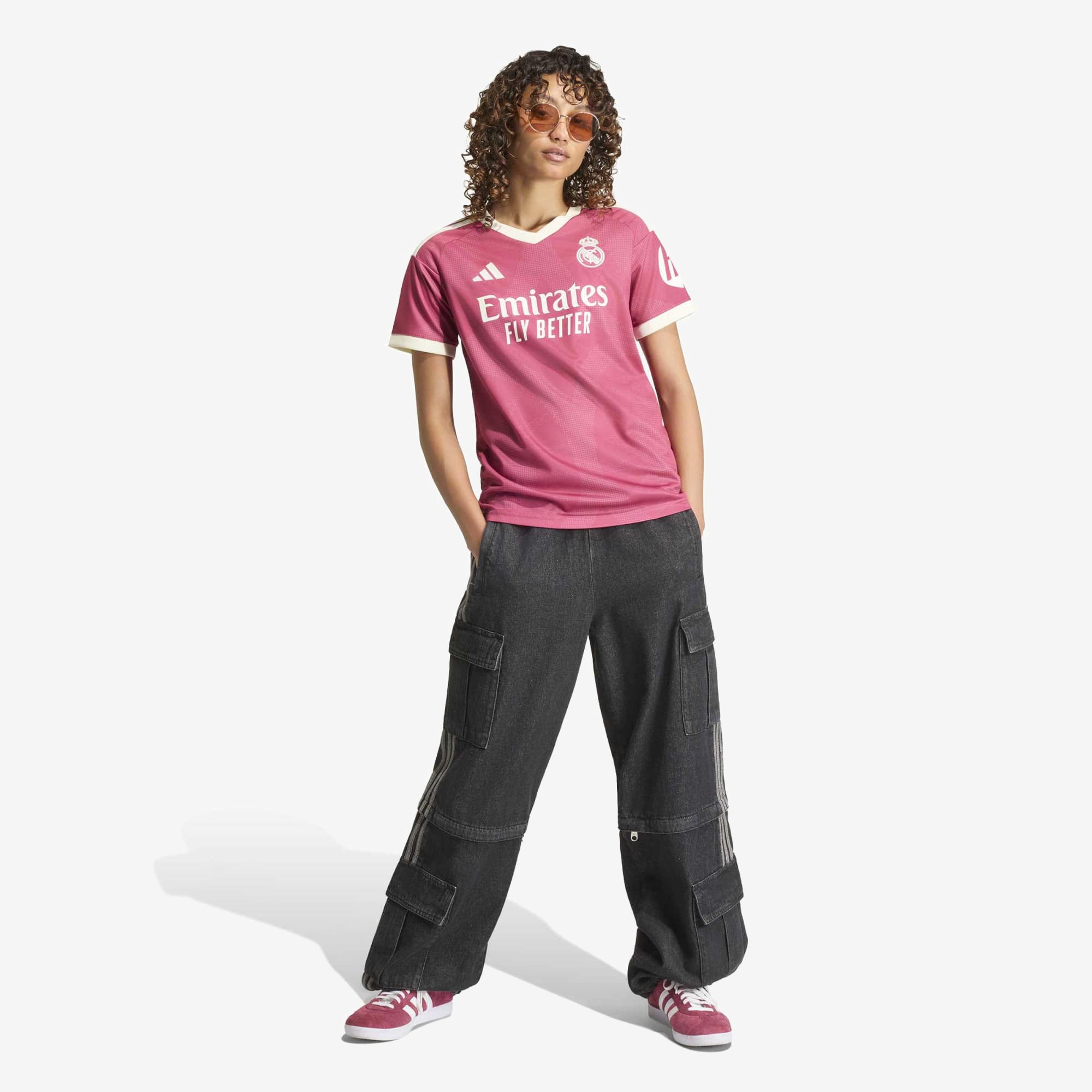 adidas Real Madrid 2026/27 Stadium Third Women's Soccer Jersey - Wild Pink