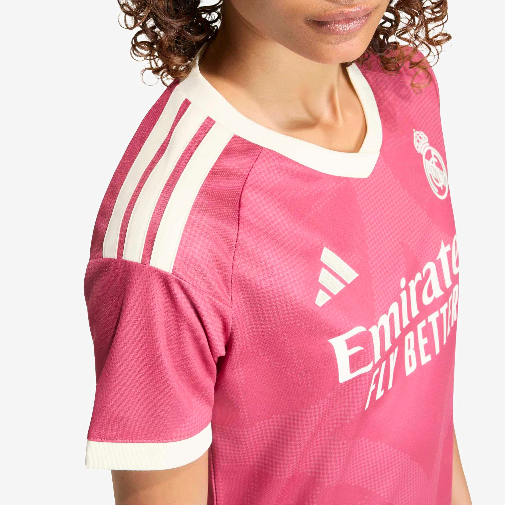 adidas Real Madrid 2026/27 Stadium Third Women's Soccer Jersey - Wild Pink