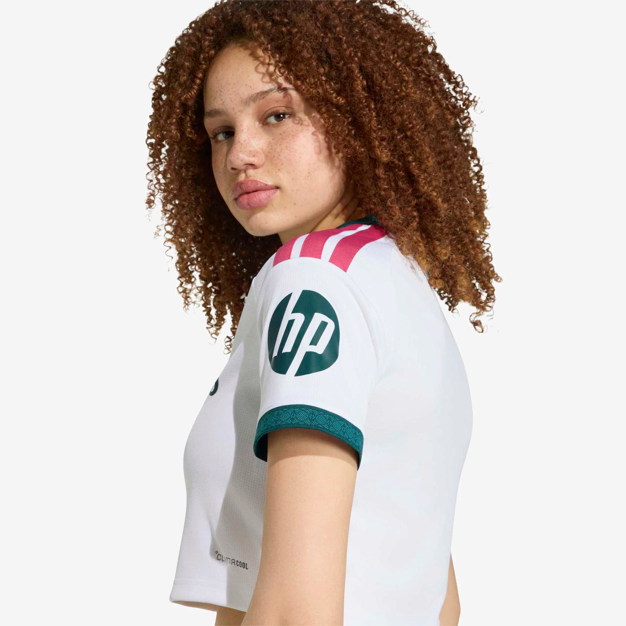 adidas Real Madrid 2026/27 Stadium Home Cropped Women's Soccer Jersey - White