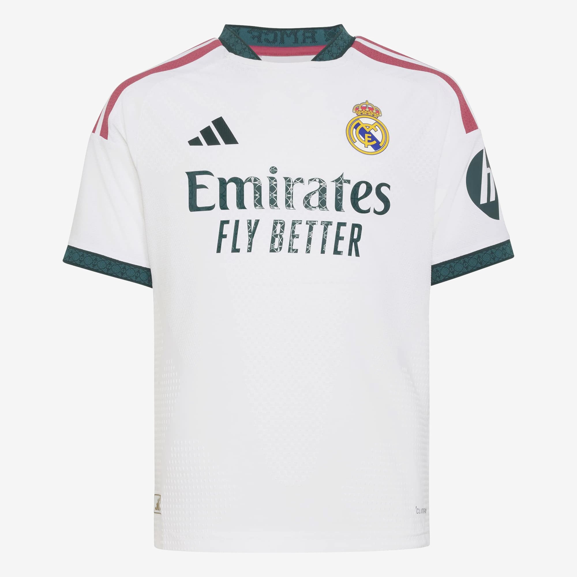 adidas Real Madrid 2026/27 Match Home Big Kids' Soccer Authentic Jersey - White