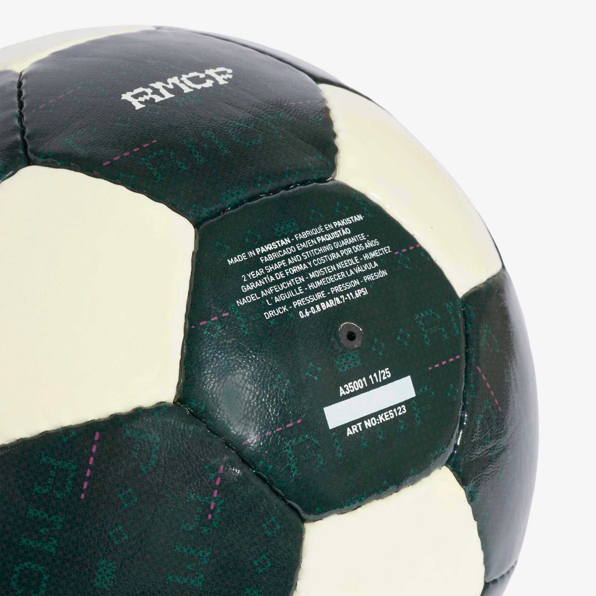 adidas Real Madrid Away Club Soccer Ball - Aurora Ivy / Ivory