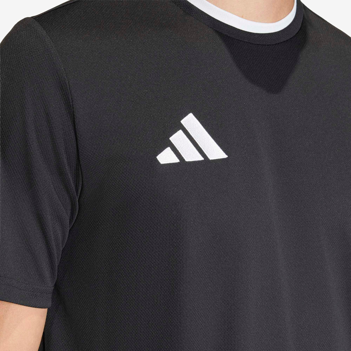 adidas Entrada 26 Polyester Men's T-Shirt - Black / White