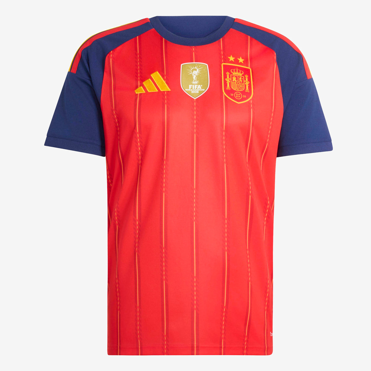 adidas Spain 2026 Stadium Home Winner Men's Soccer Jersey - Vivid Red