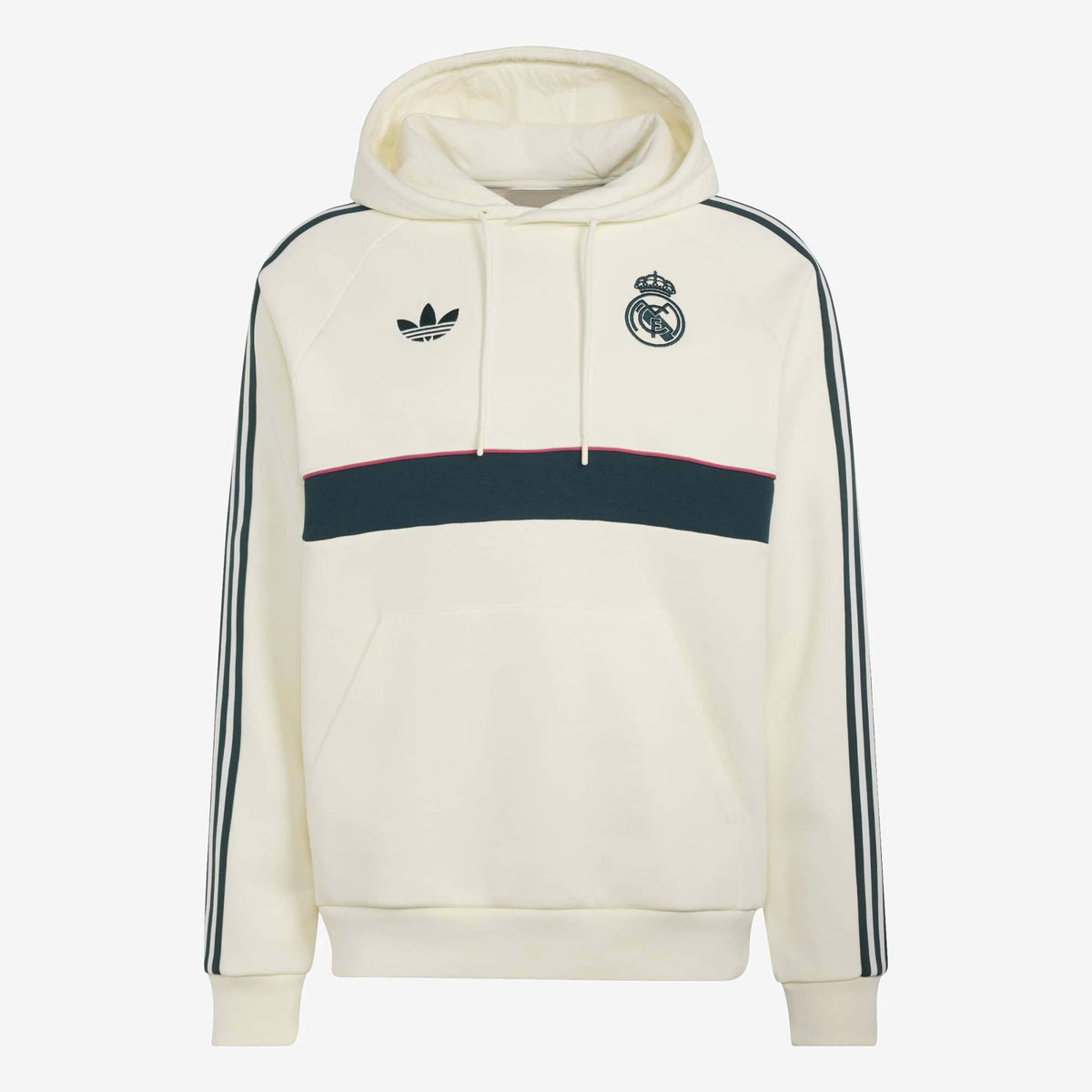 adidas Real Madrid Originals Men's Hoodie - Ivory