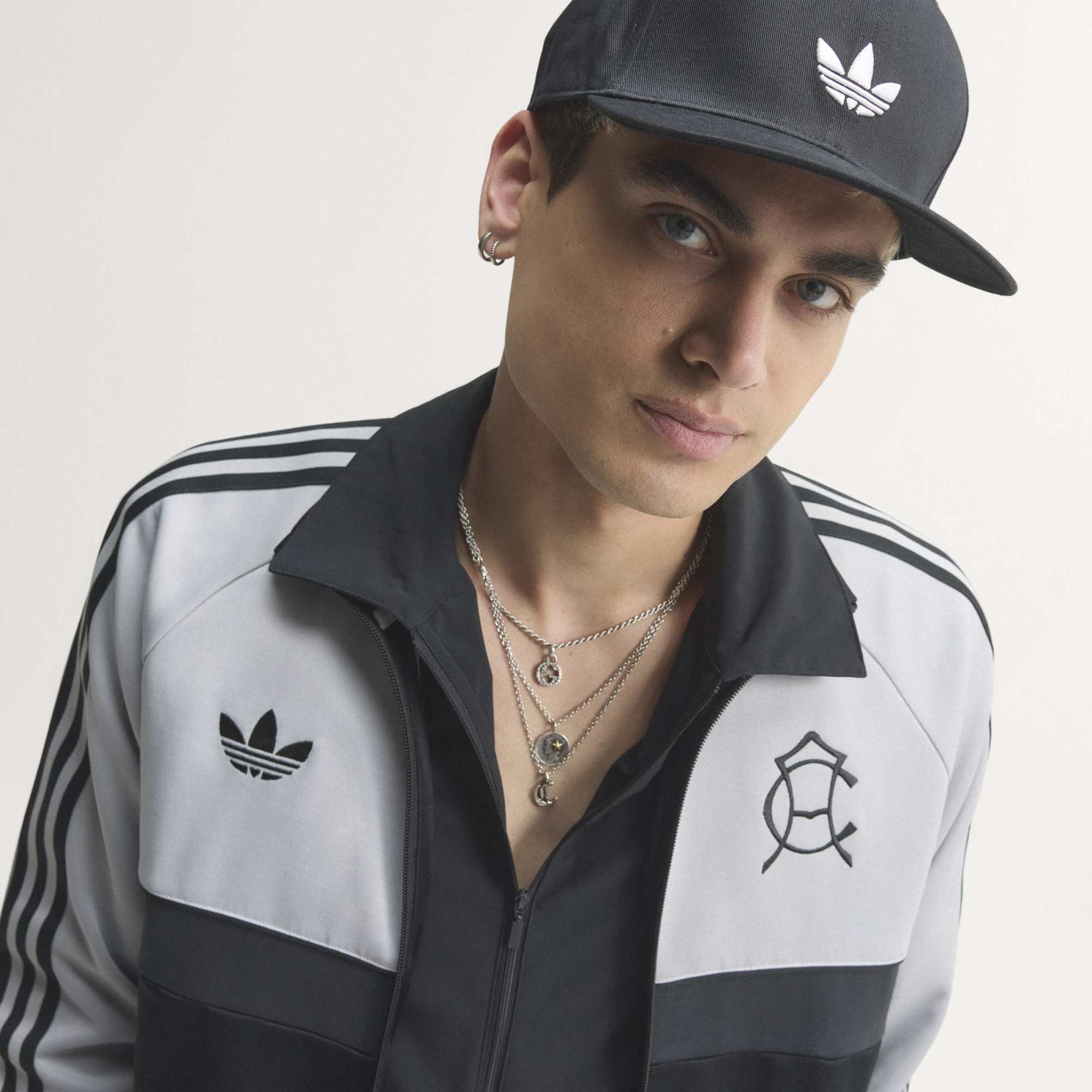 adidas Club America OG Top Men's Full-Zip Soccer Track Jacket - Grey Two / Black