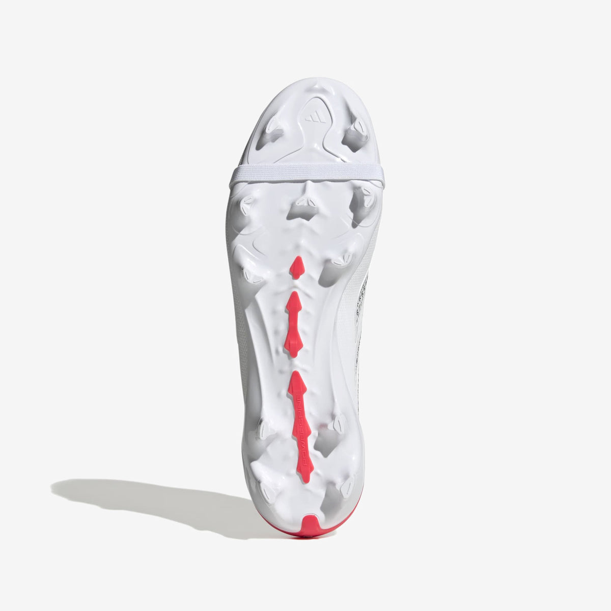 adidas Predator League Fold-Over Tongue David Beckham Firm-Ground Low-Top Soccer Cleats - Ftwr White / Silver Met. / Lucid Red