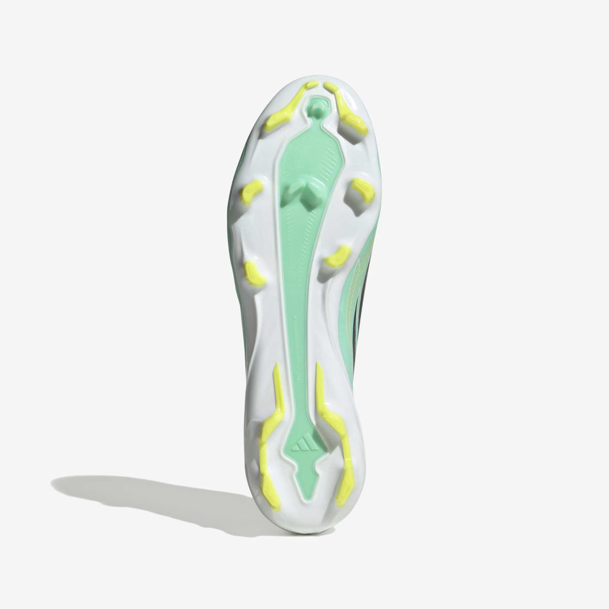 adidas F50 Hyperfast League Firm-Ground Low-Top Soccer Cleats - Pulse Mint / Night Navy / Solar Lemon