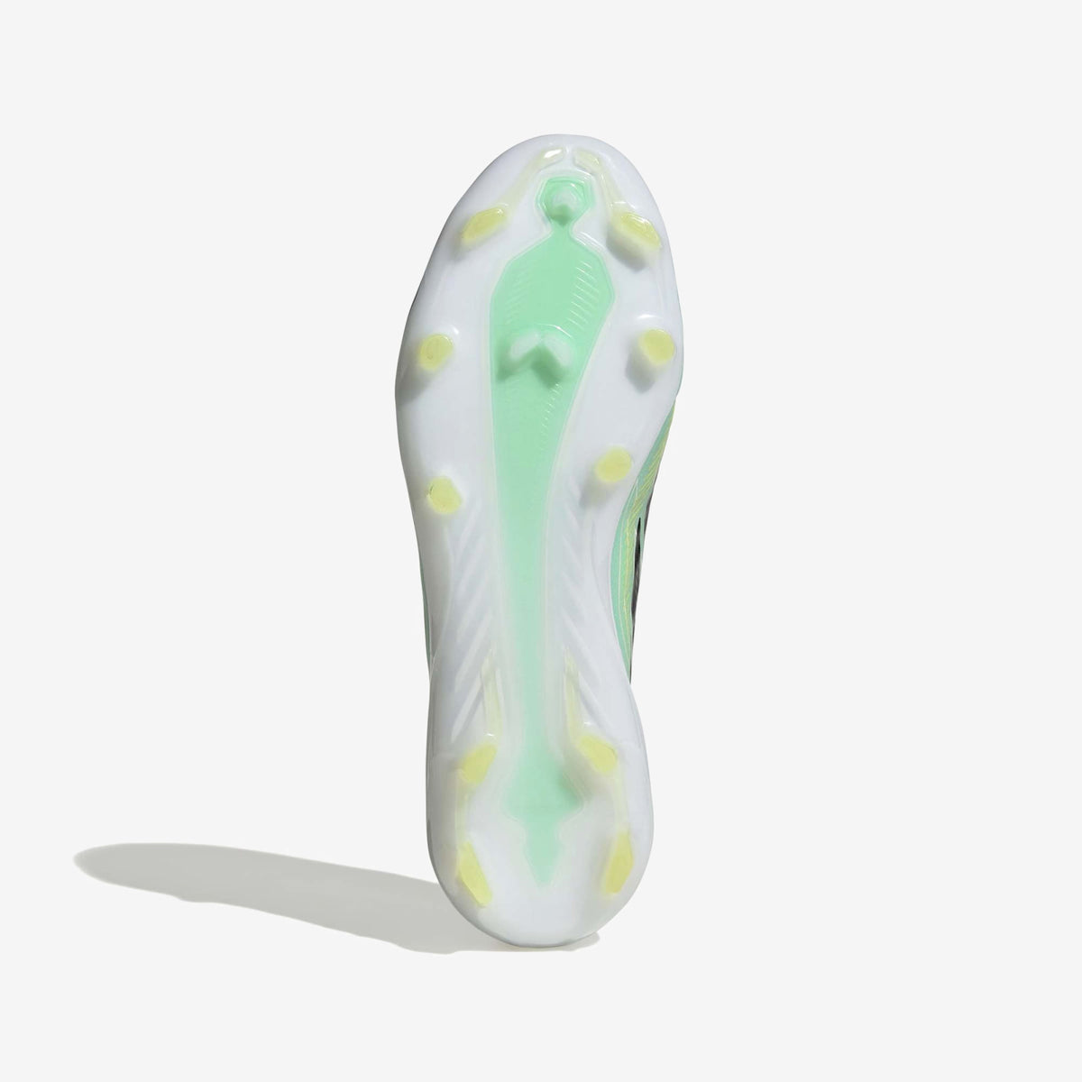 adidas Jr. F50 Hyperfast Elite Laceless Big Kids' Firm-Ground Low-Top Soccer Cleats - Pulse Mint / Core Black / Solar Lemon