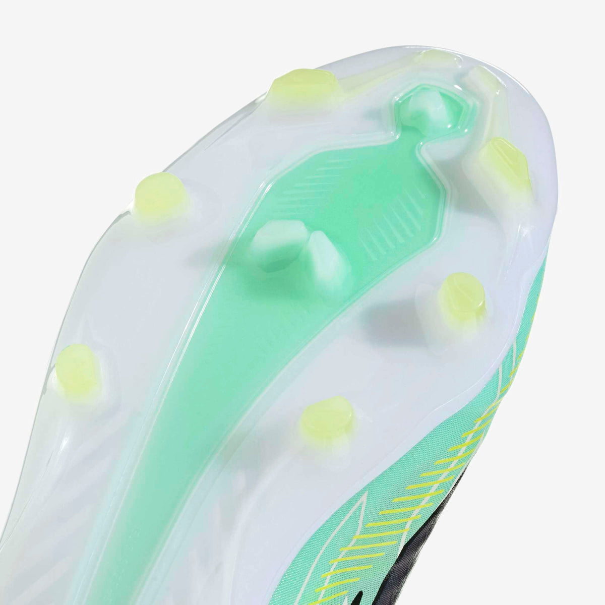 adidas Jr. F50 Hyperfast Elite Laceless Big Kids' Firm-Ground Low-Top Soccer Cleats - Pulse Mint / Core Black / Solar Lemon