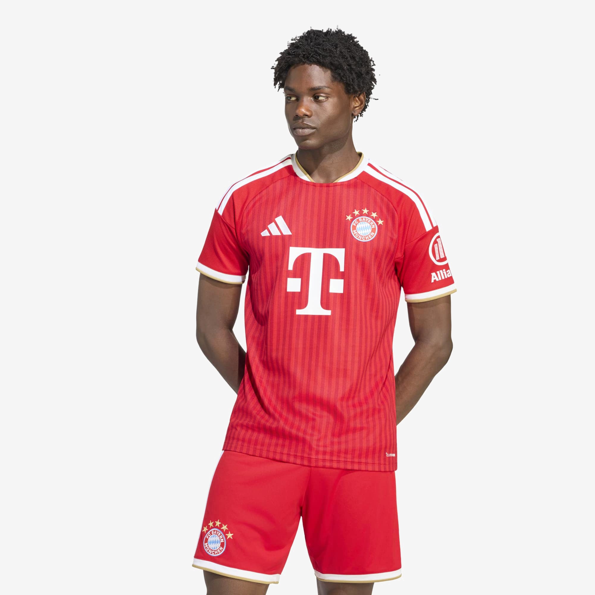 adidas FC Bayern 2026/27 Stadium Home Men's Soccer Jersey - Better Scarlet / White