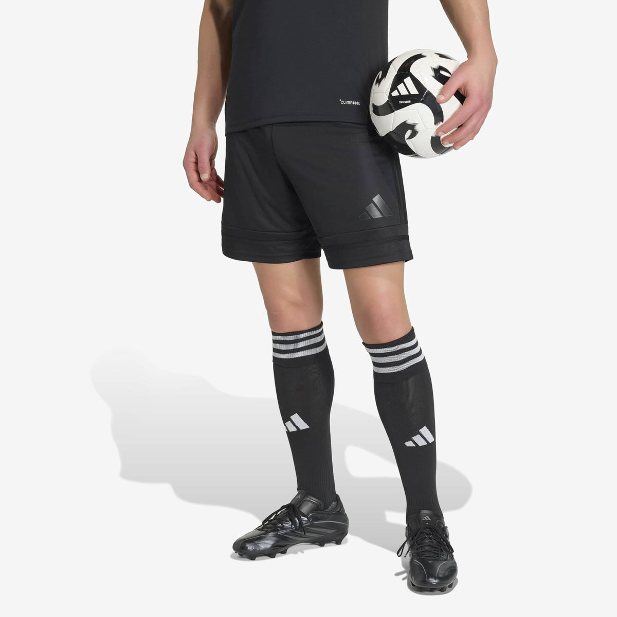 adidas Squadra 25 Men's Soccer Shorts - Black / Black / Black