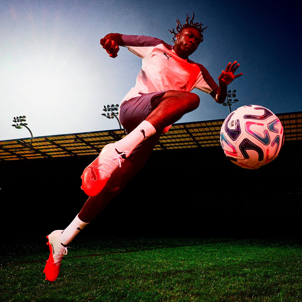 PUMA ULTRA NITRO™ 7 ULTIMATE Firm-Ground Low-Top Soccer Cleats - Ultra Red-PUMA Black-PUMA White