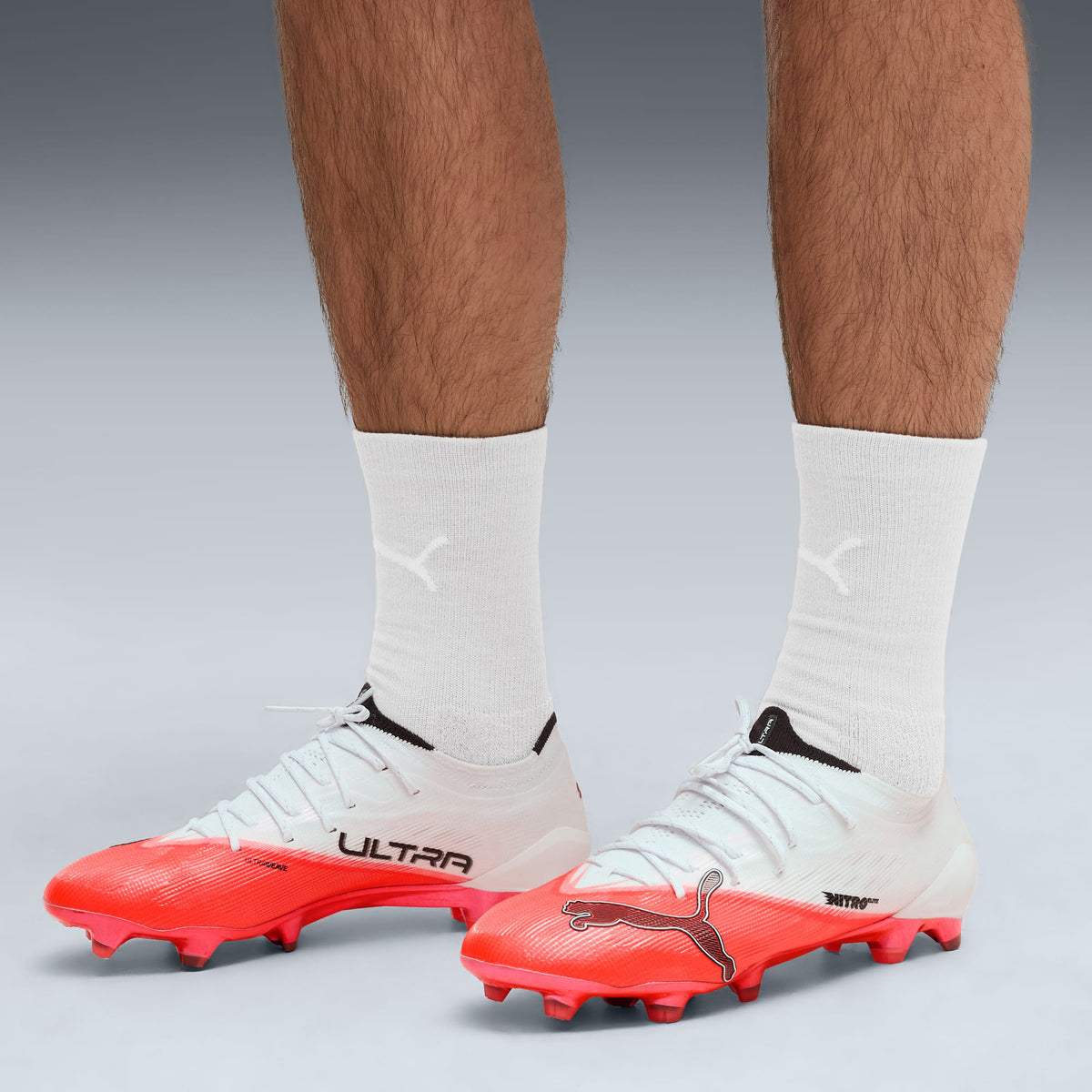 PUMA ULTRA NITRO™ 7 ULTIMATE Firm-Ground Low-Top Soccer Cleats - Ultra Red-PUMA Black-PUMA White