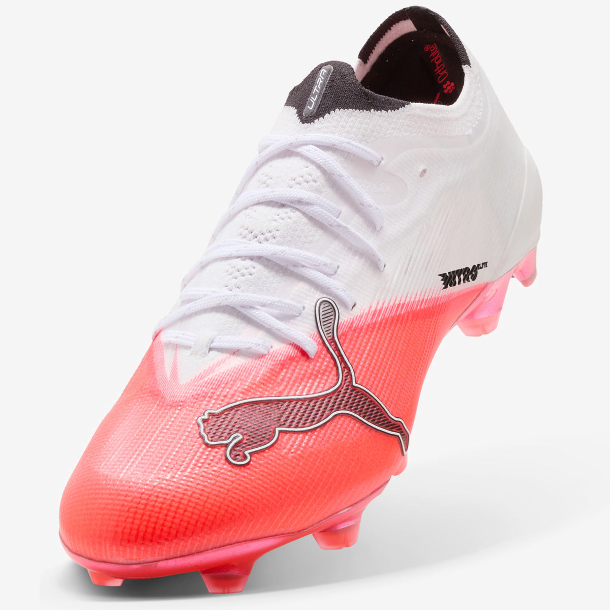 PUMA ULTRA NITRO™ 7 ULTIMATE Firm-Ground Low-Top Soccer Cleats - Ultra Red-PUMA Black-PUMA White