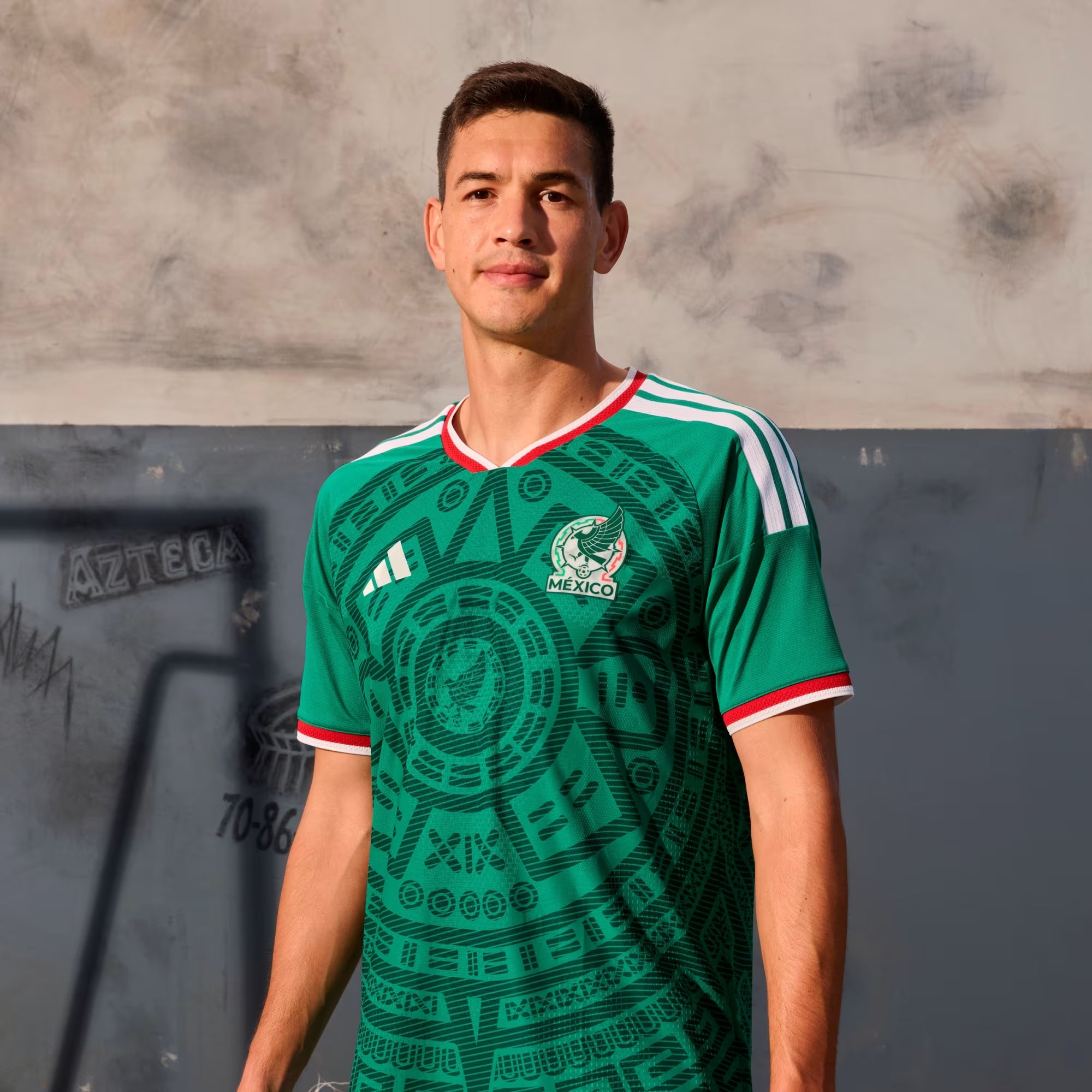 adidas Mexico Authentic Home Jersey 2026-Green L
