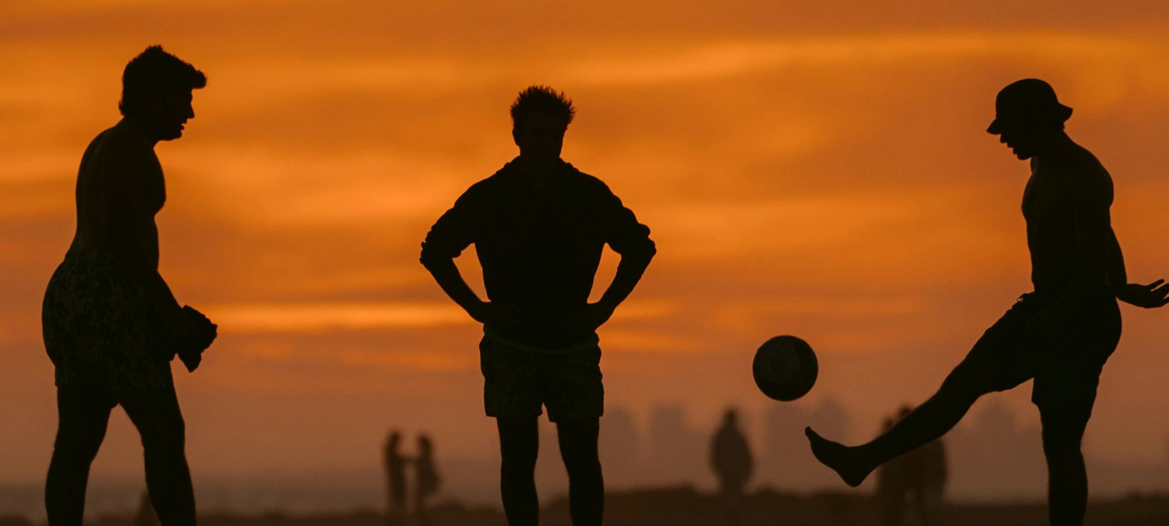 Beach soccer backdrop used for Xtreme Soccer Labor Day Sale banner
