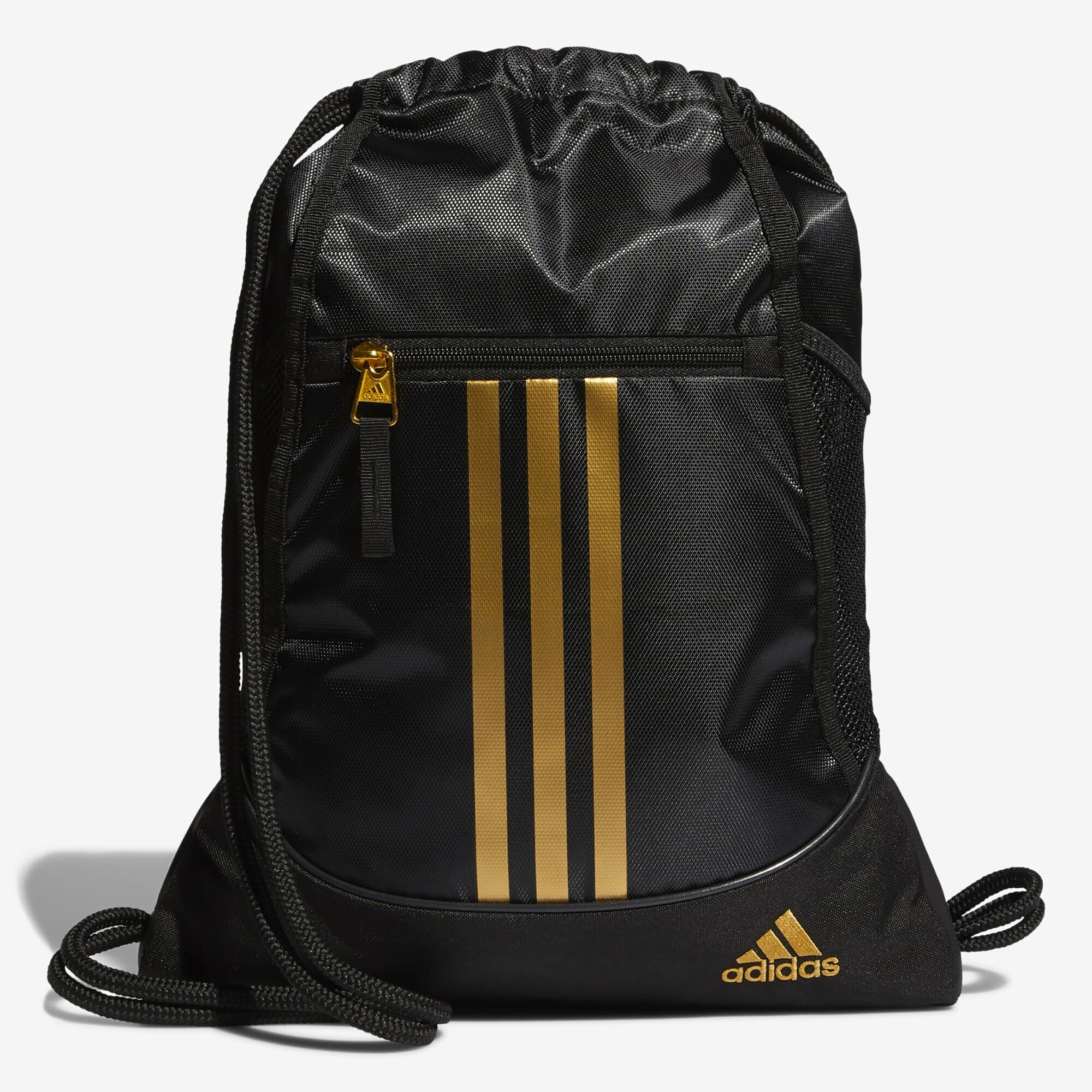 adidas Alliance Sackpack - Black / Gold Metallic