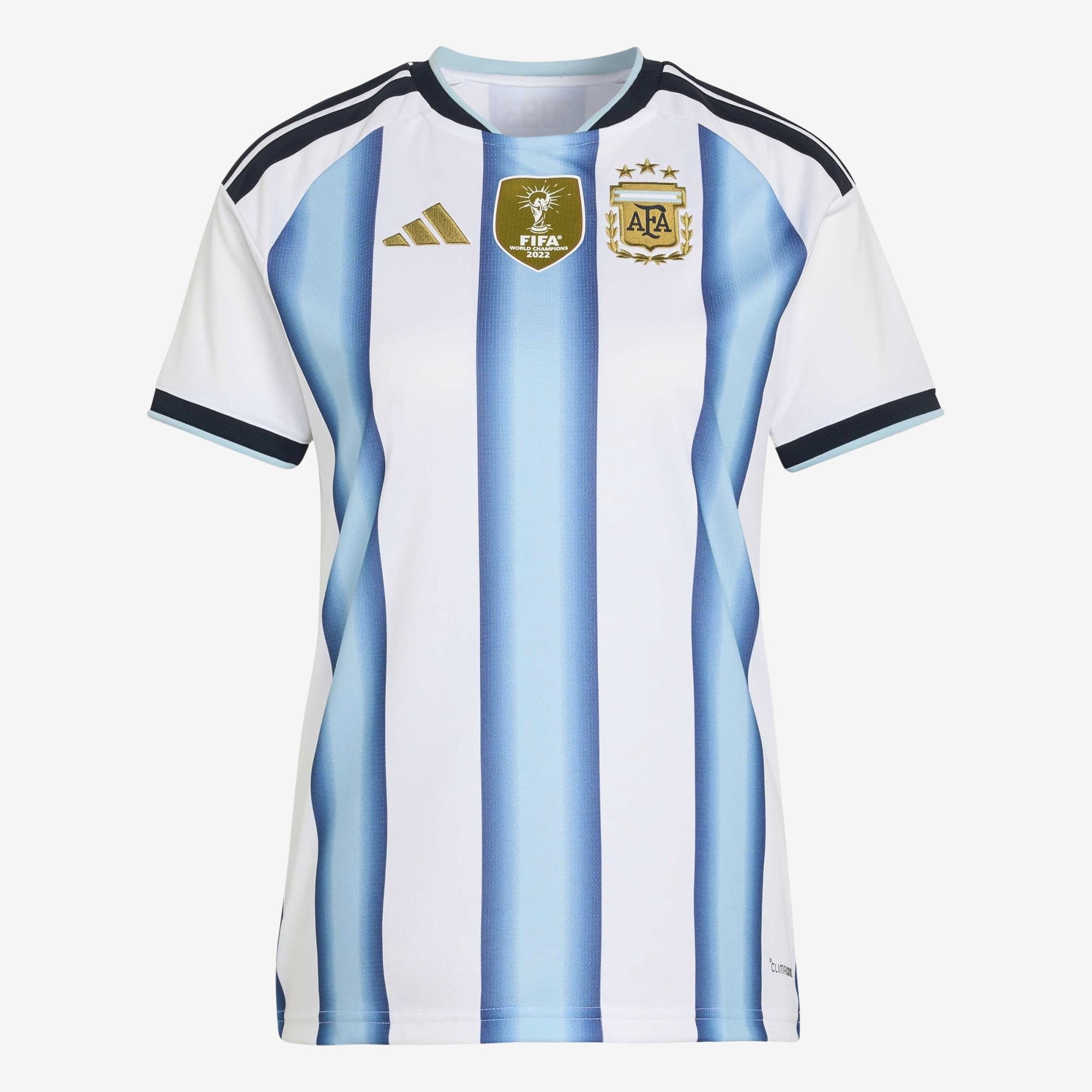 adidas Argentina 2026 Stadium Home Women's Soccer Jersey - White / Icey Blue / Light Blue