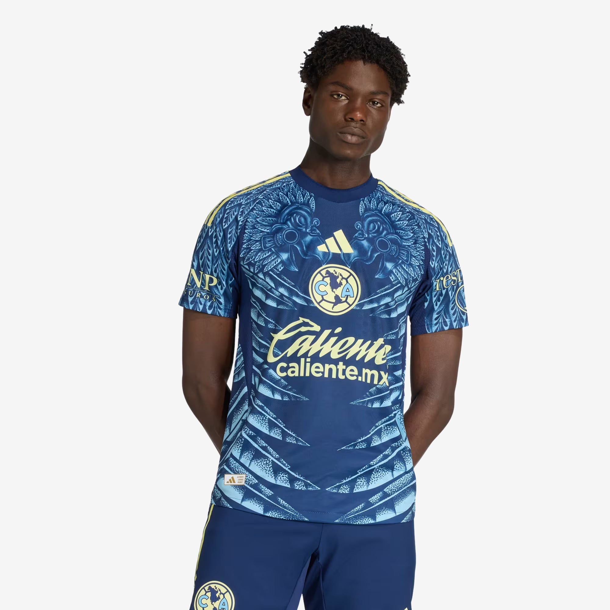 adidas Club América 2025/26 Match Away Men's Soccer Authentic Jersey - Team Navy Blue 2