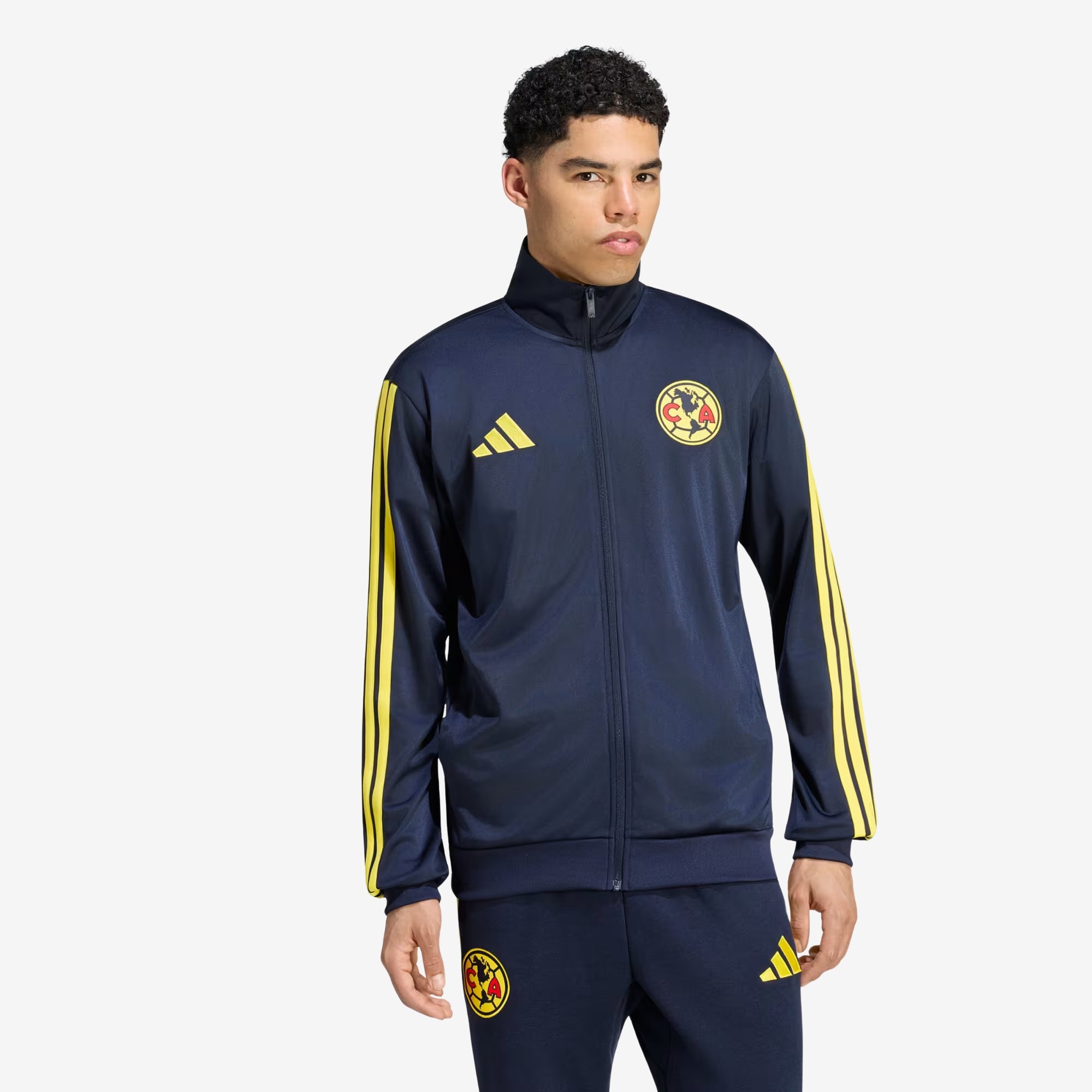 adidas Club America DNA Track Top Men's Full-Zip Soccer Jacket - Legend Purple