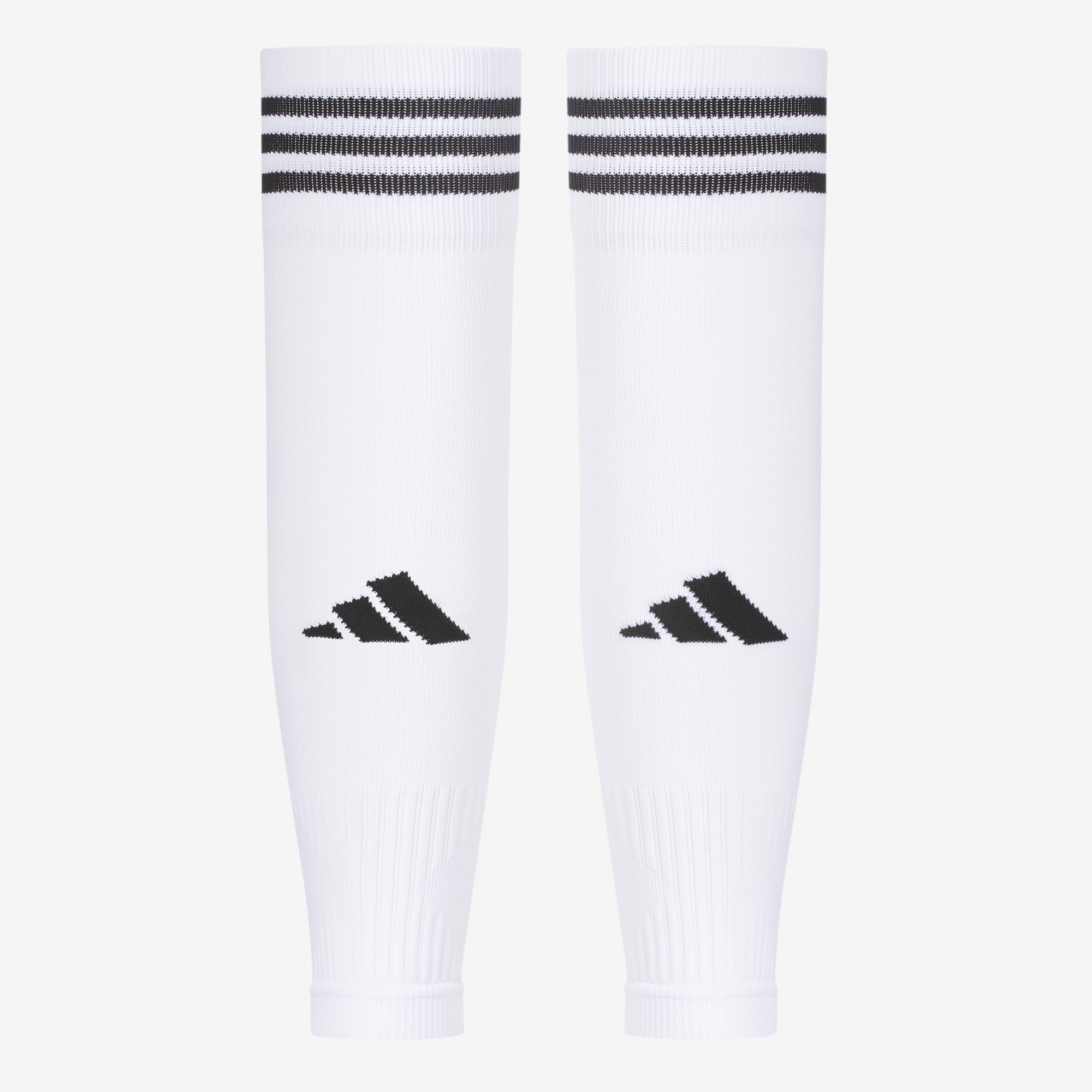 adidas Copa 2-Piece Calf Soccer Sleeves - White / Black