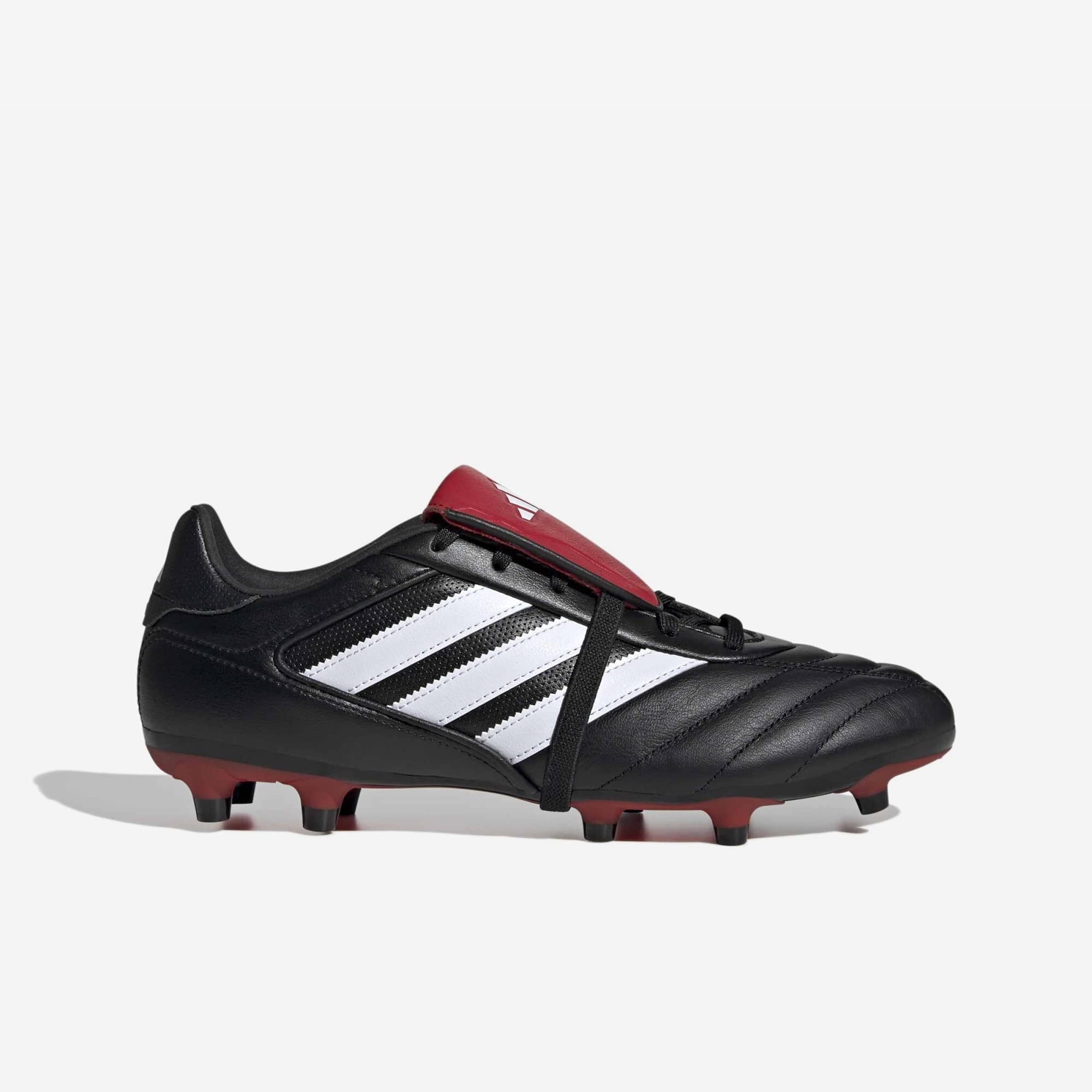adidas Copa Gloro 2 Firm-Ground Low-Top Soccer Cleats - Core Black / Cloud White / Better Scarlet