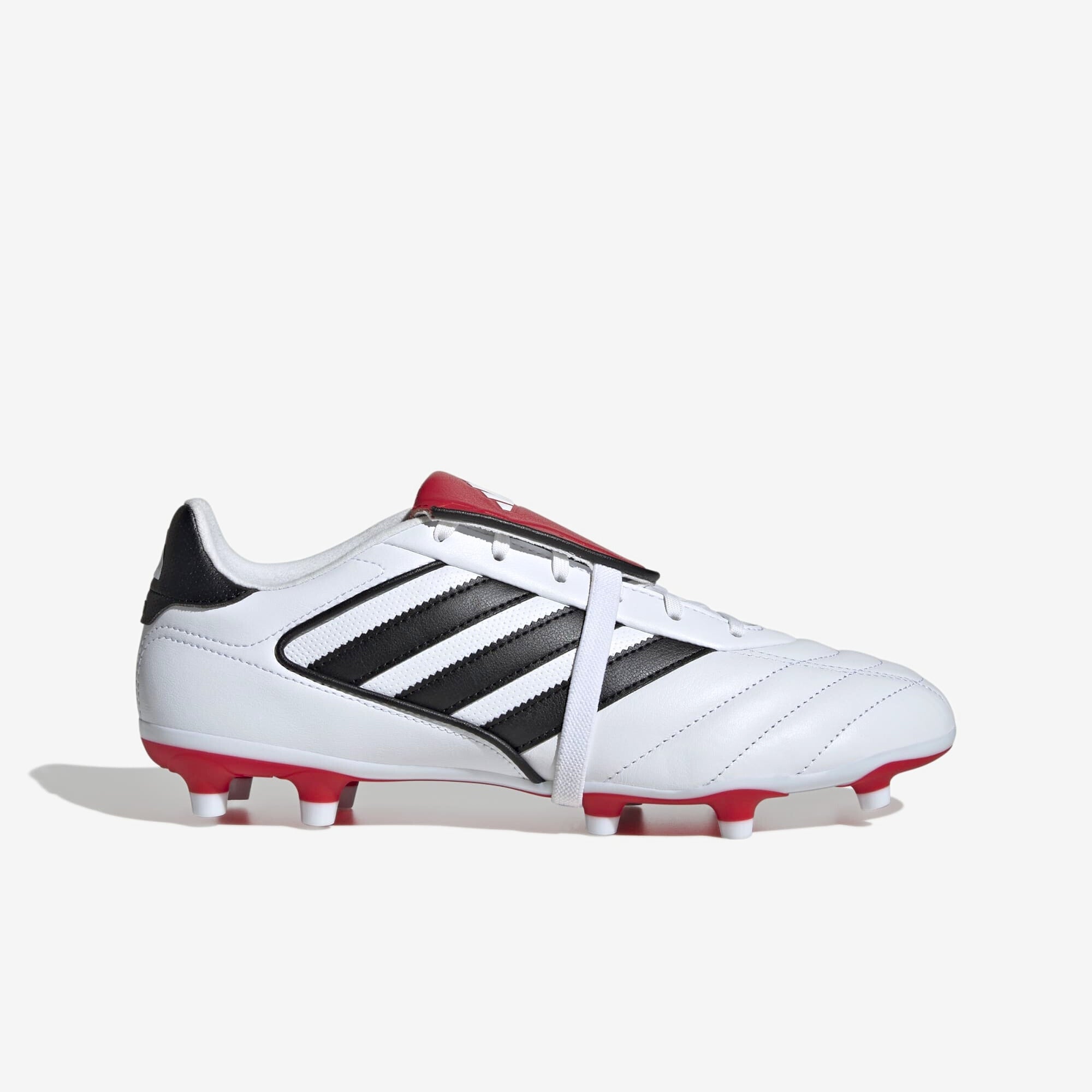 adidas Copa Gloro 2 FG Low-Top Soccer Cleats - Cloud White / Core Black / Better Scarlet