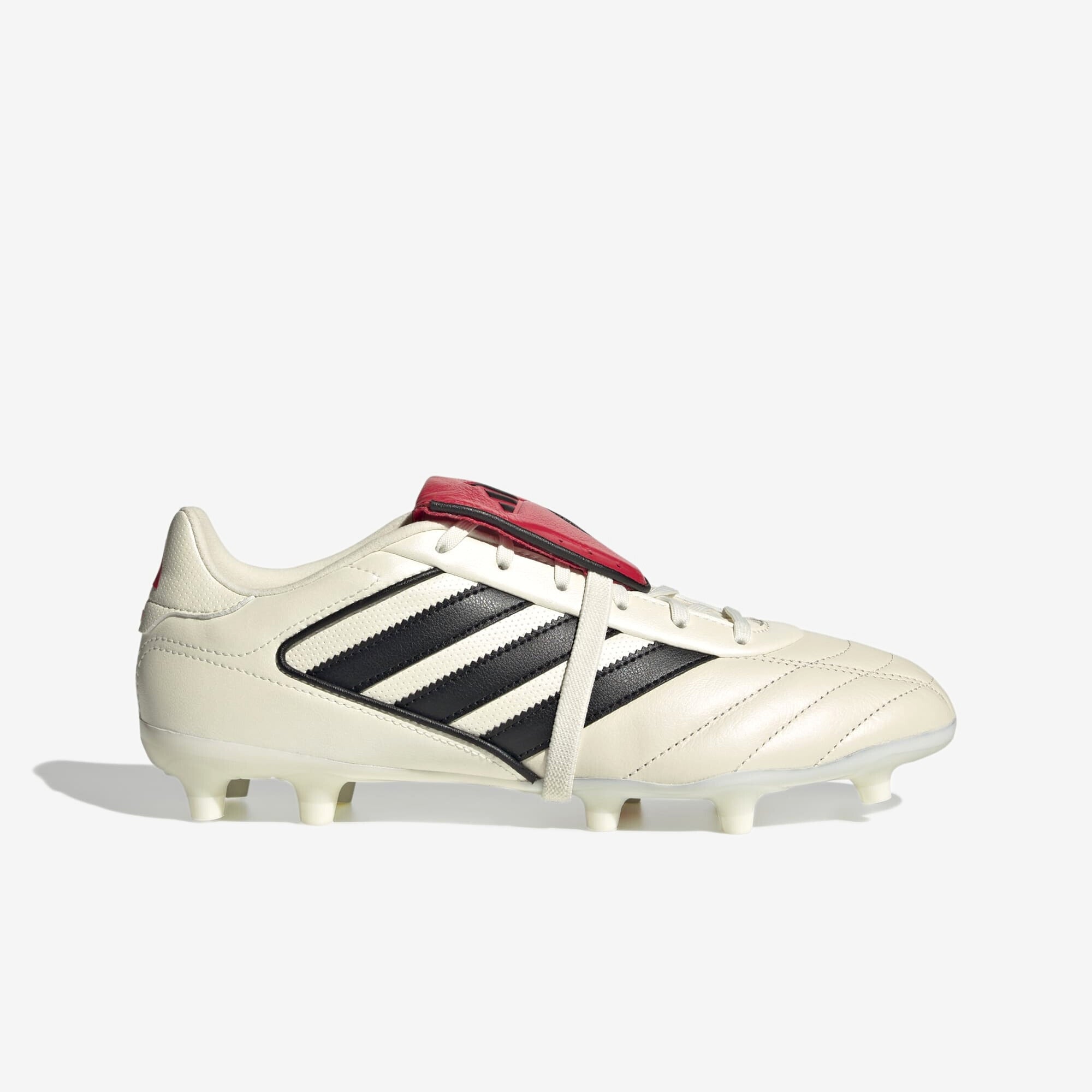 adidas Copa Gloro 2 FG Low-Top Soccer Cleats - Off White / Black / Pure Ruby