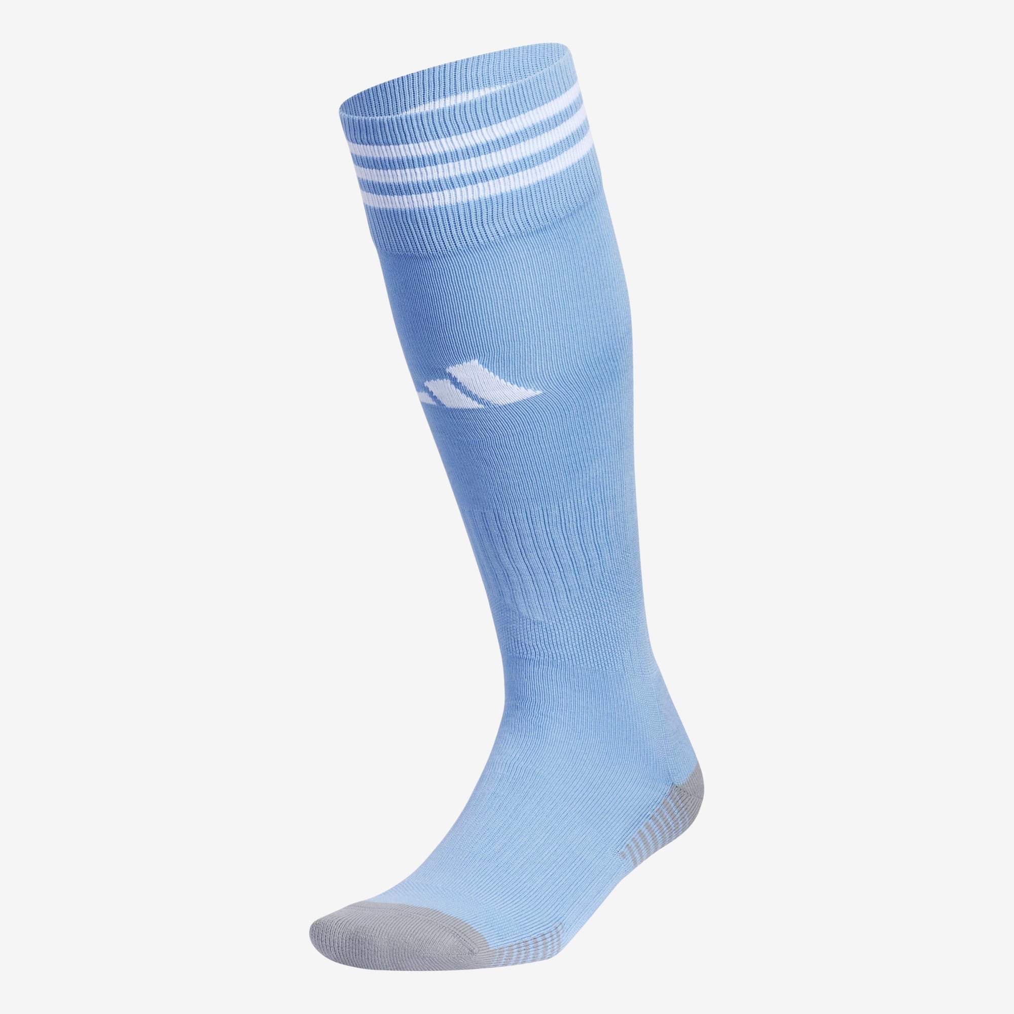 adidas Copa Zone Cushion 5 Cushioned Over-the-Calf Socks - Team Light Blue / White