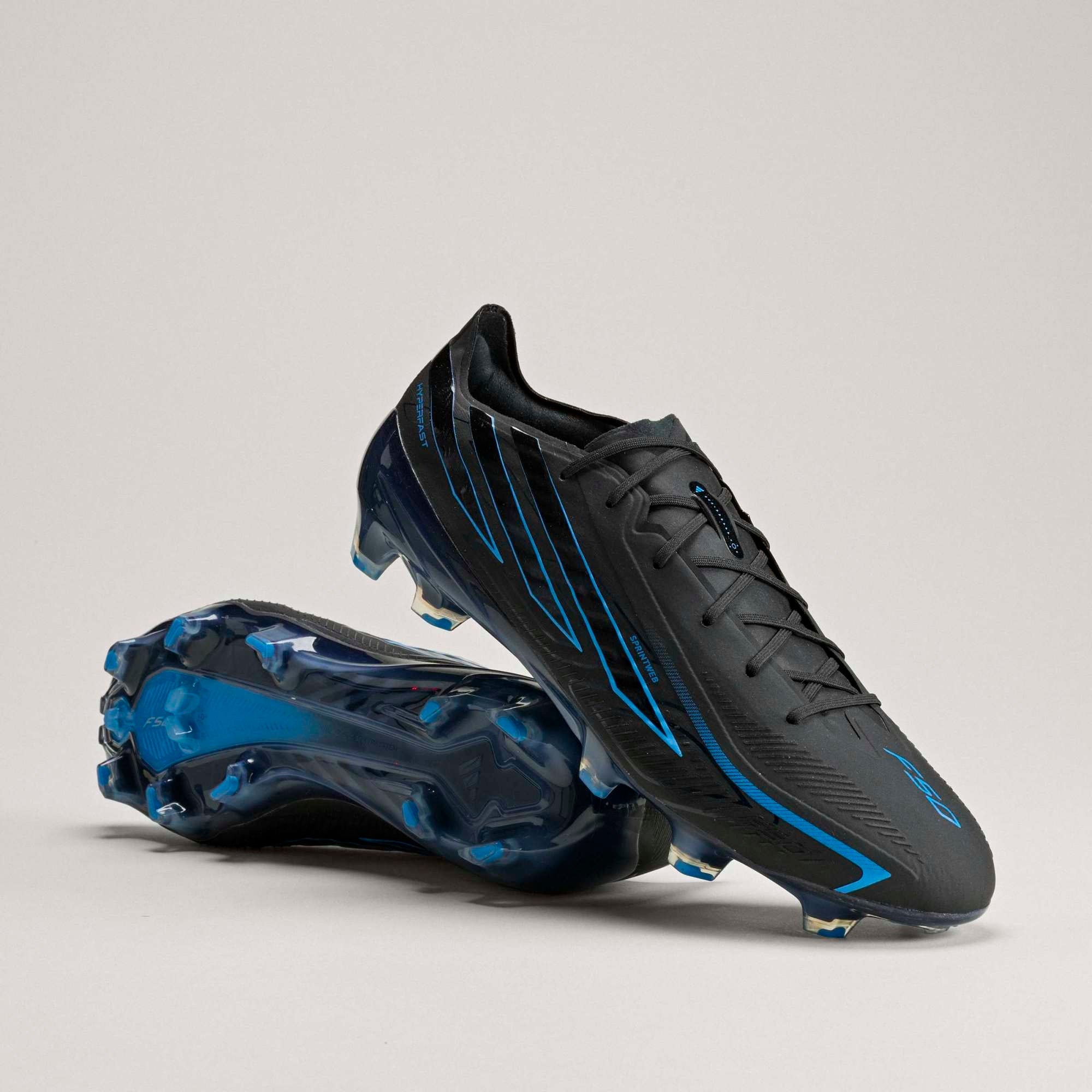 adidas F50 Hyperfast Elite Firm-Ground Low-Top Soccer Cleats (Black)