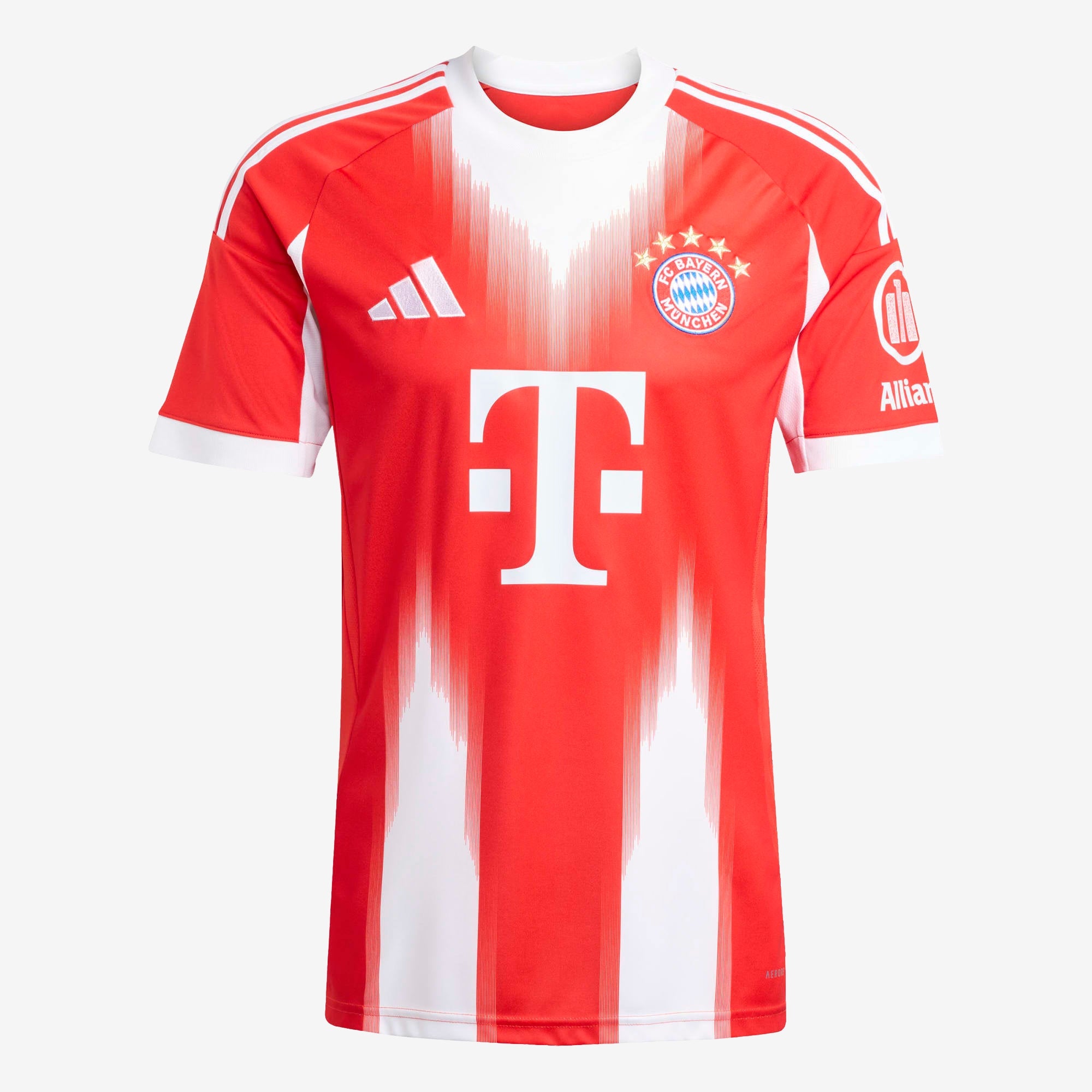 adidas FC Bayern 2025/26 Stadium Home Men's Soccer Jersey - Red