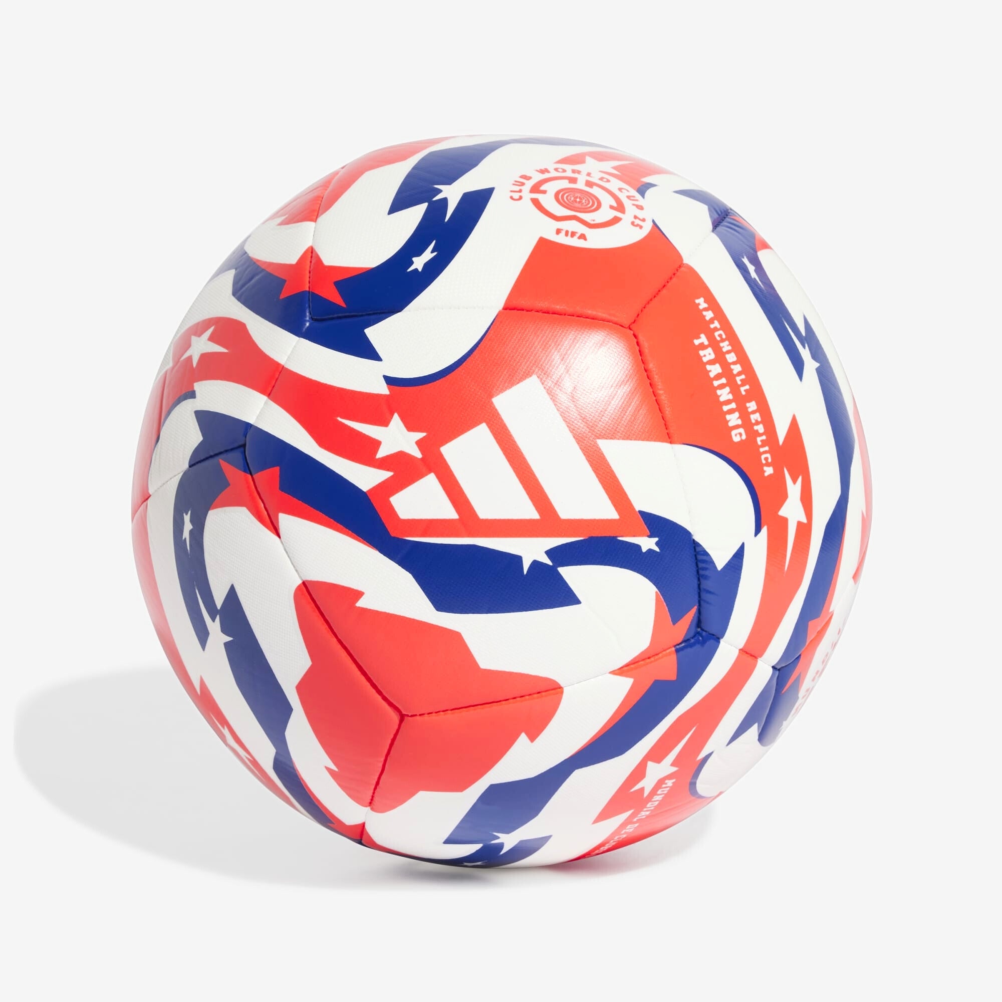 adidas FIFA Club World Cup 2025 Training Soccer Ball - White / Lucid Red / Power Blue / Black