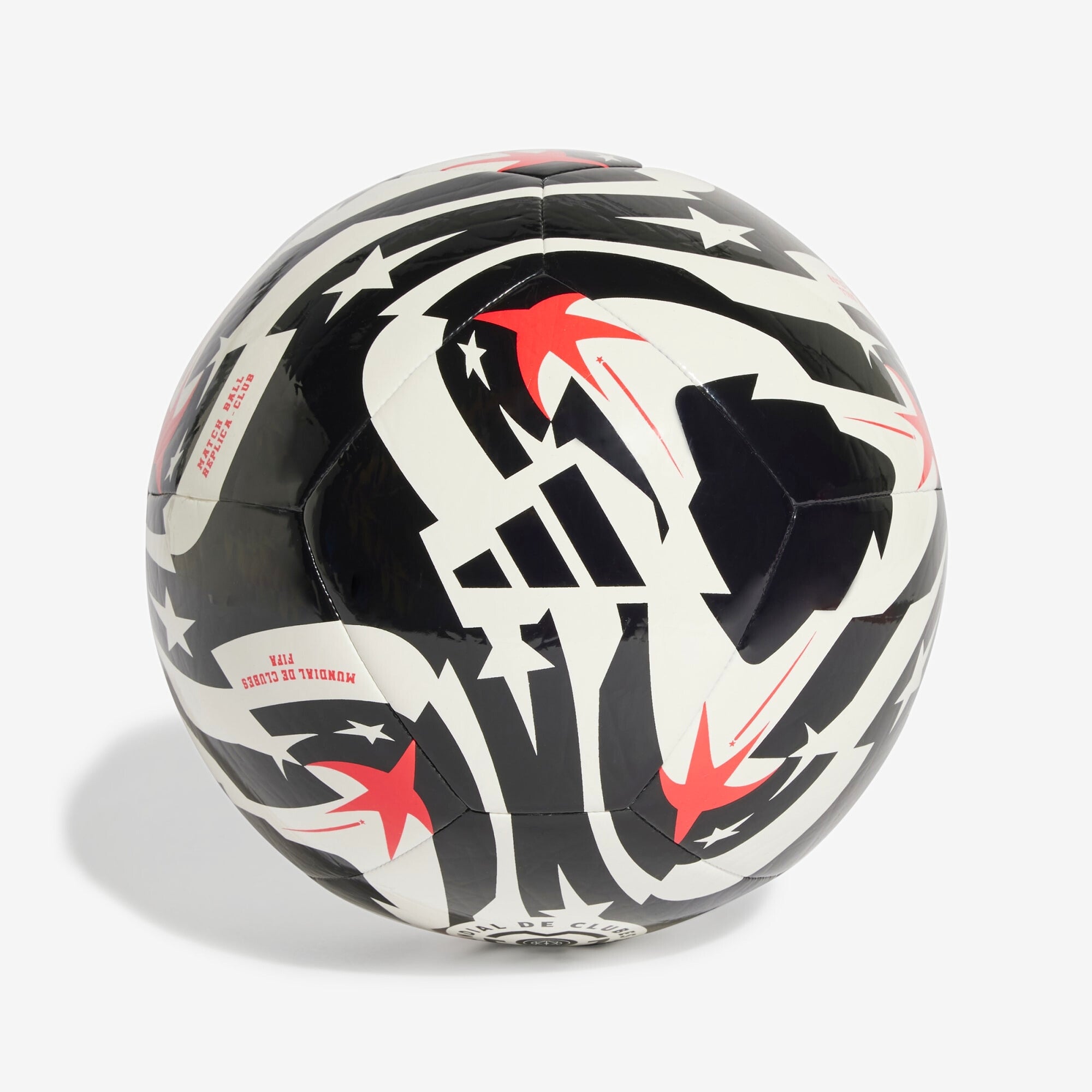 adidas FIFA Club World Cup 25 Soccer Ball - White / Black / Lucid Red