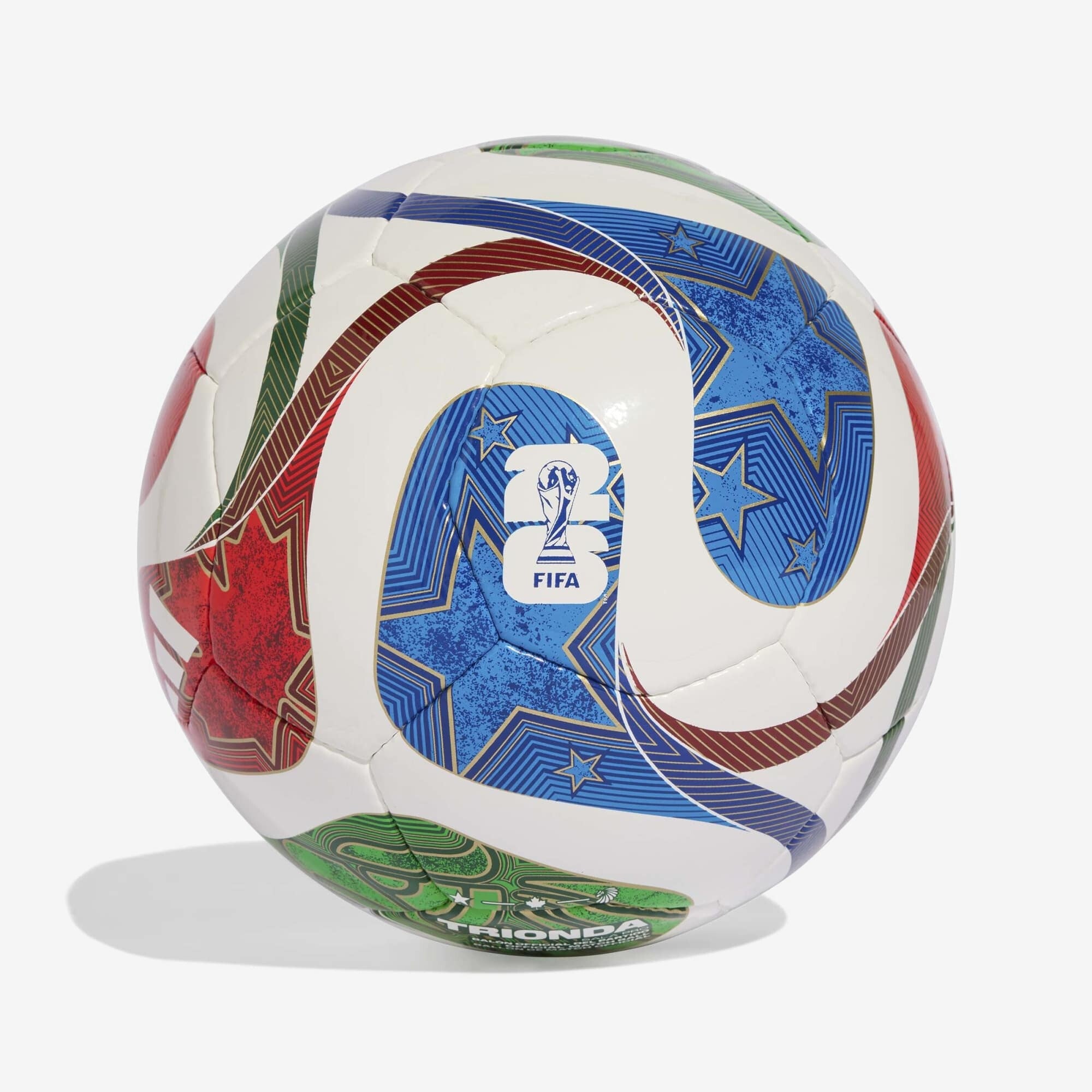 adidas FIFA World Cup 26™ Trionda Pro Sala Soccer Ball - White / Team Royal Blue / Solar Blue / Power Red