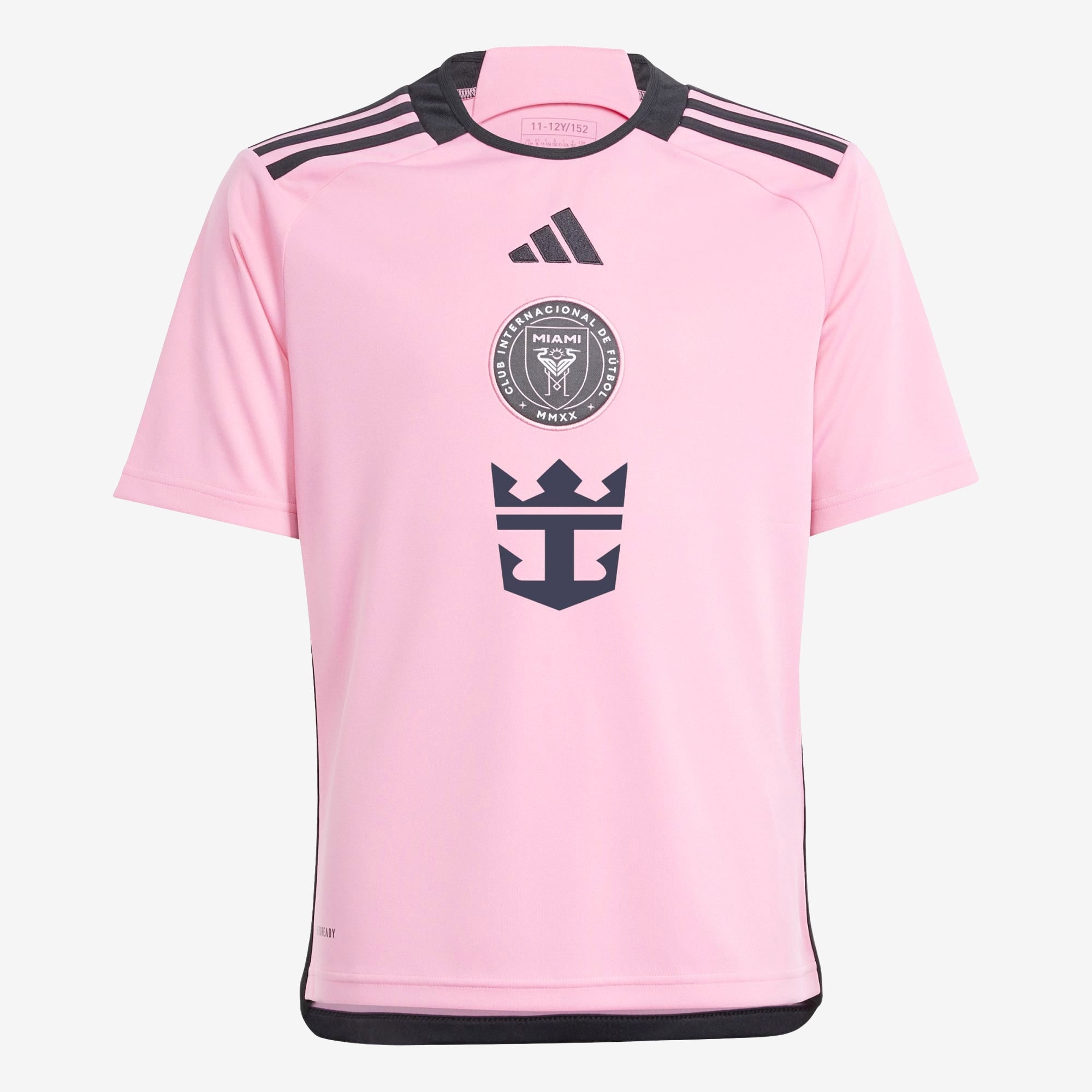 adidas Inter Miami CF 2024/25 Stadium Home Big Kids' AEROREADY Soccer Replica Jersey - Easy Pink